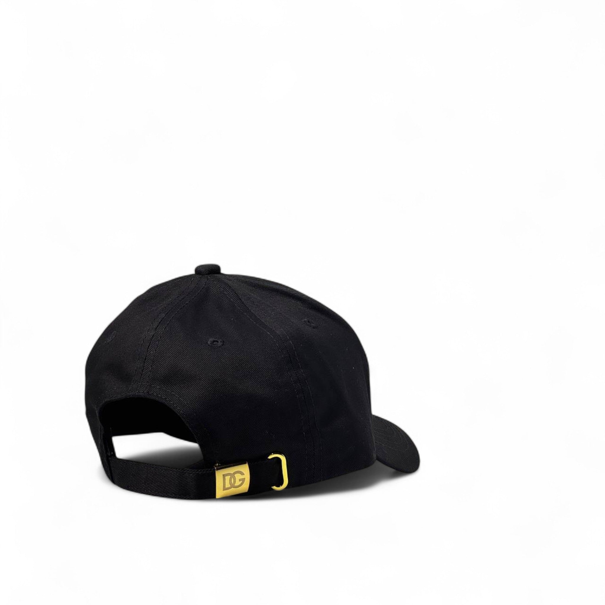 Dolce & Gabbana Crest Cap 🌹✨ | Black Rose Gold Royal Edition