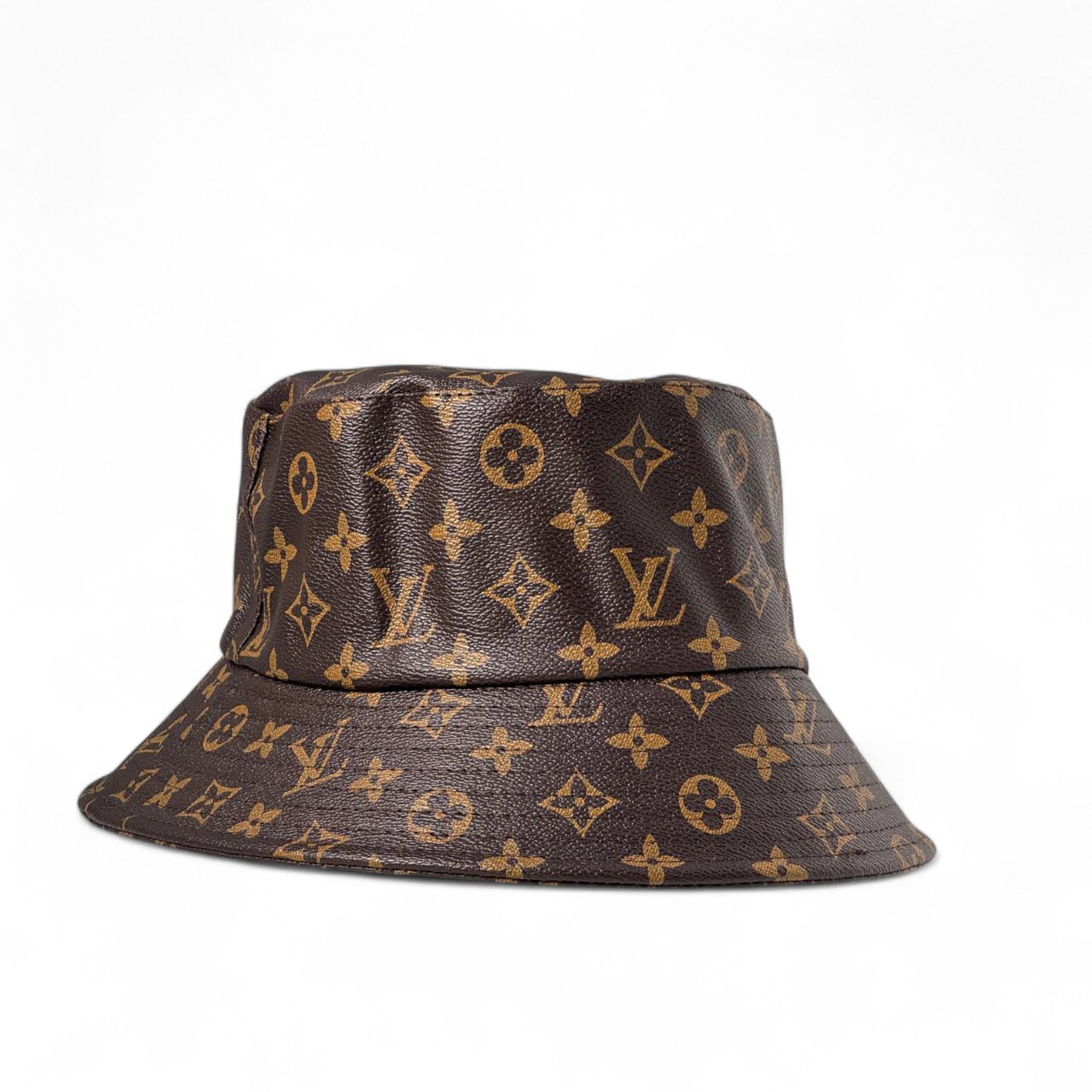 ๐ค Louis Vuitton Classic Monogram Bucket Hat โ Brown Elegance