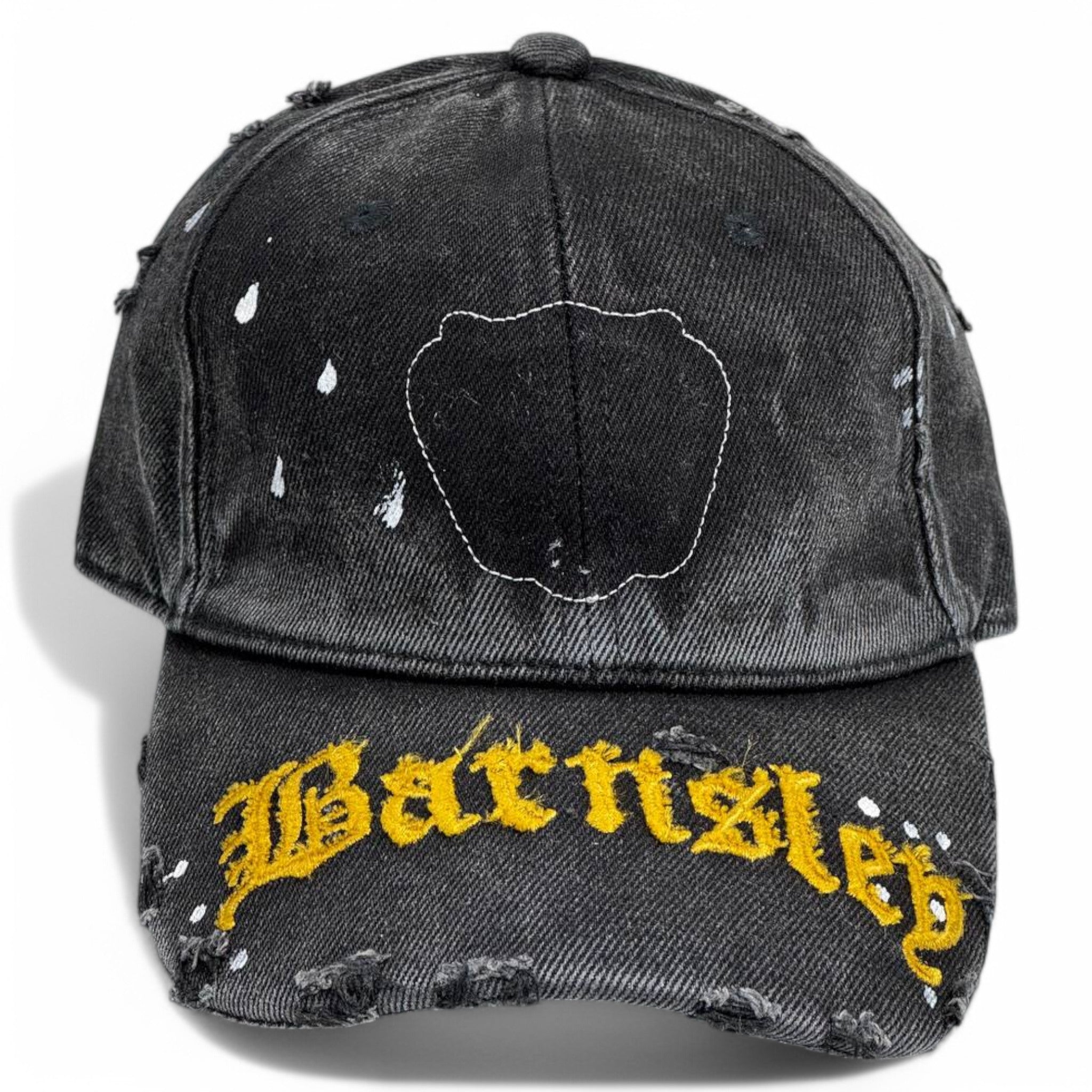 Barnsley Distressed Vintage Denim Cap – Streetwear Edition