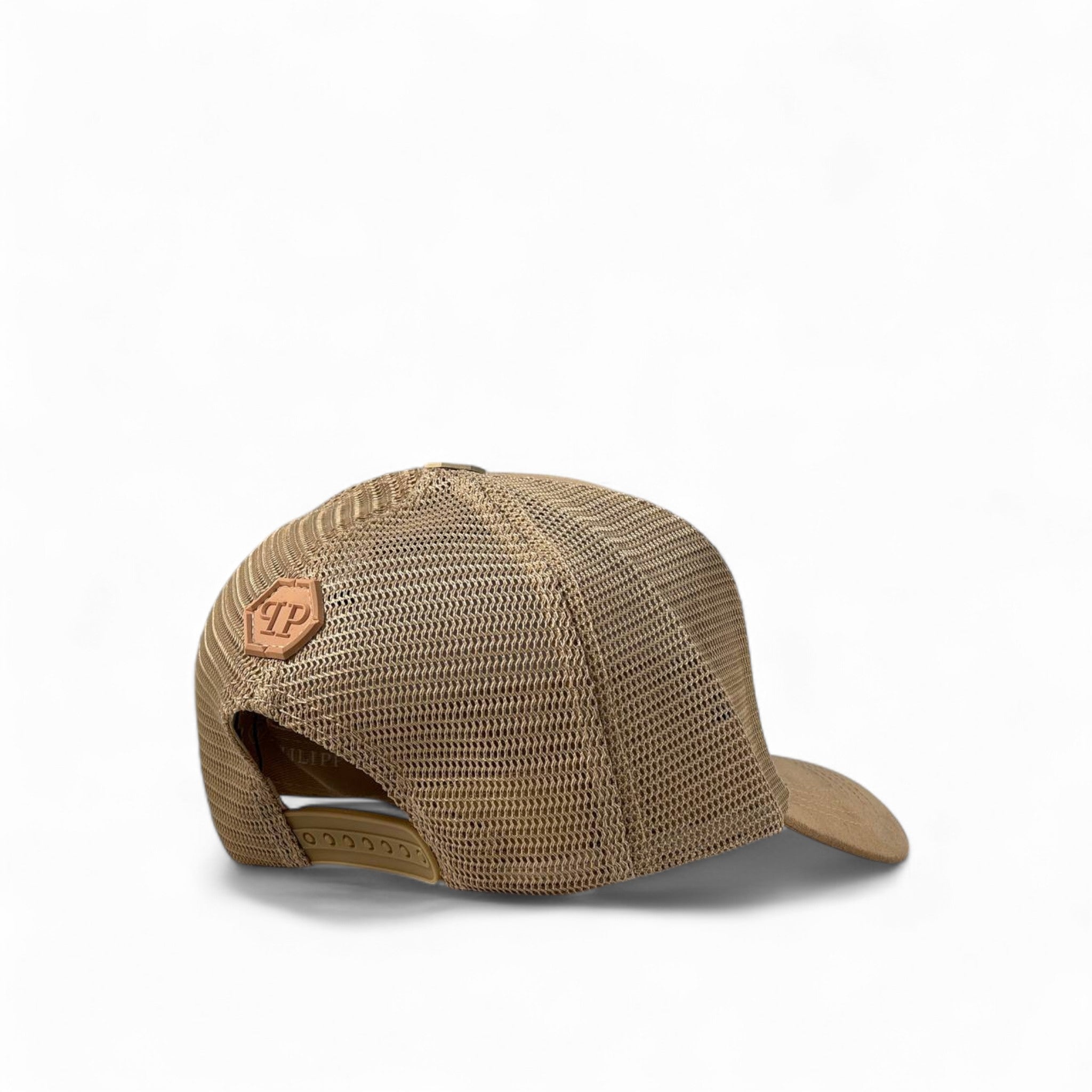 Philipp Plein Beige Skull 1978 Trucker Cap 🤎💀 | Bold Meets Neutral