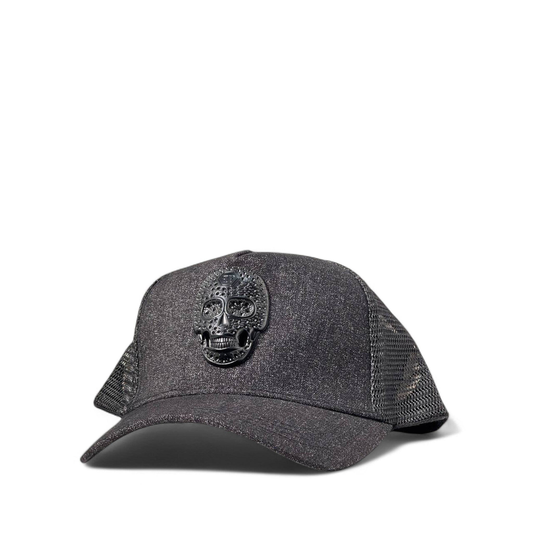 Philipp Plein Glitter Skull Cap ✨ Midnight Rebel Edition