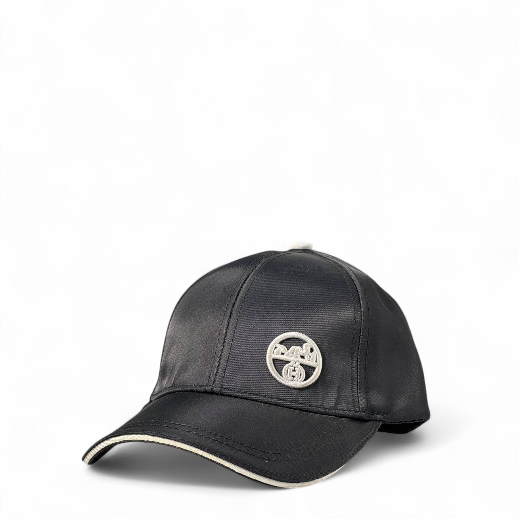 Hermès Black Satin Cap 🖤 Minimalist Parisian Luxury