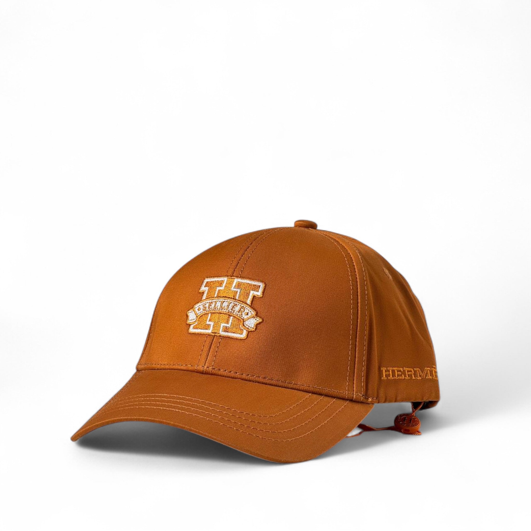 Hermès Sellerie Signature Cap 🧡 Orange Statement Luxury