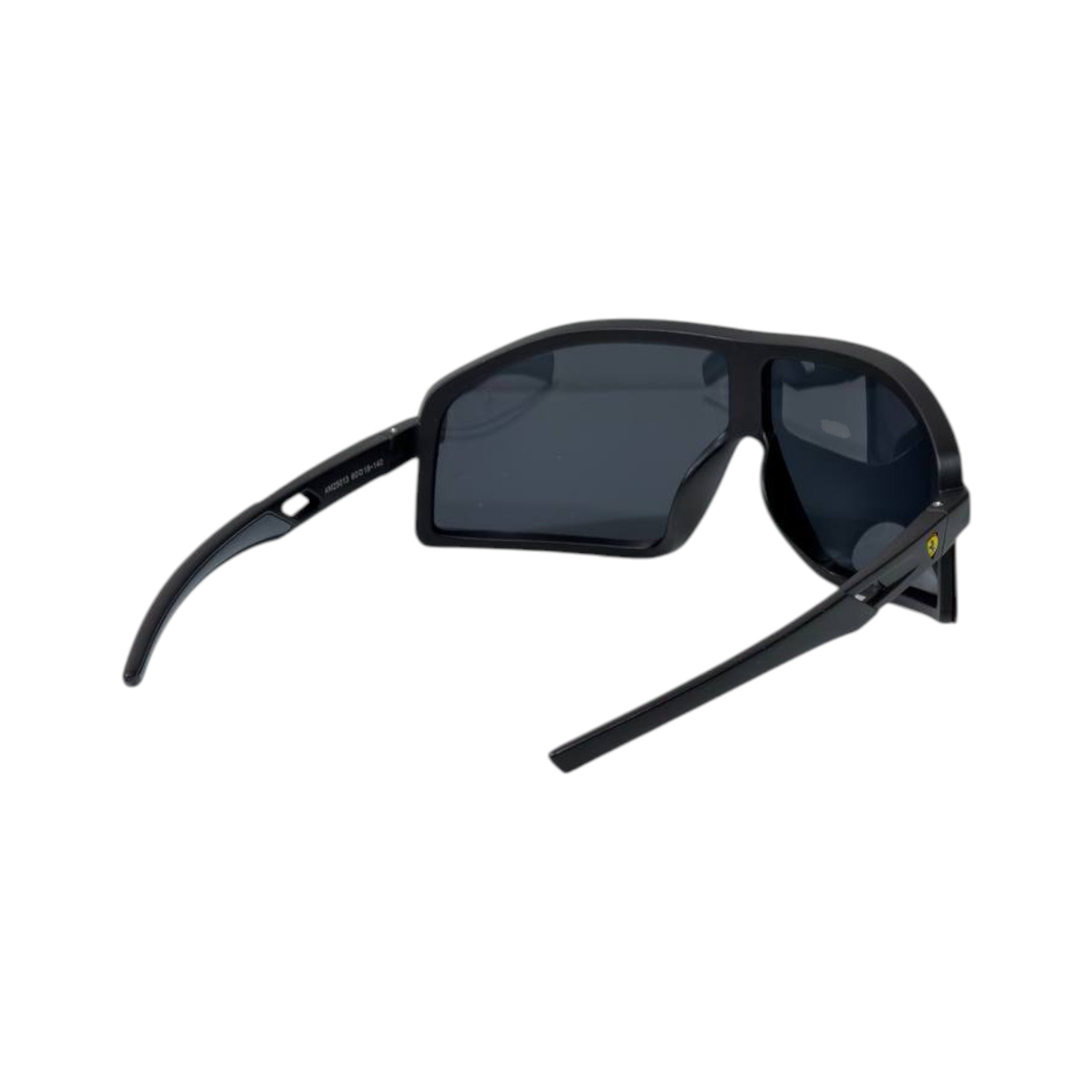 🕶️ Ferrari Shield Visor Sunglasses – Black Edition