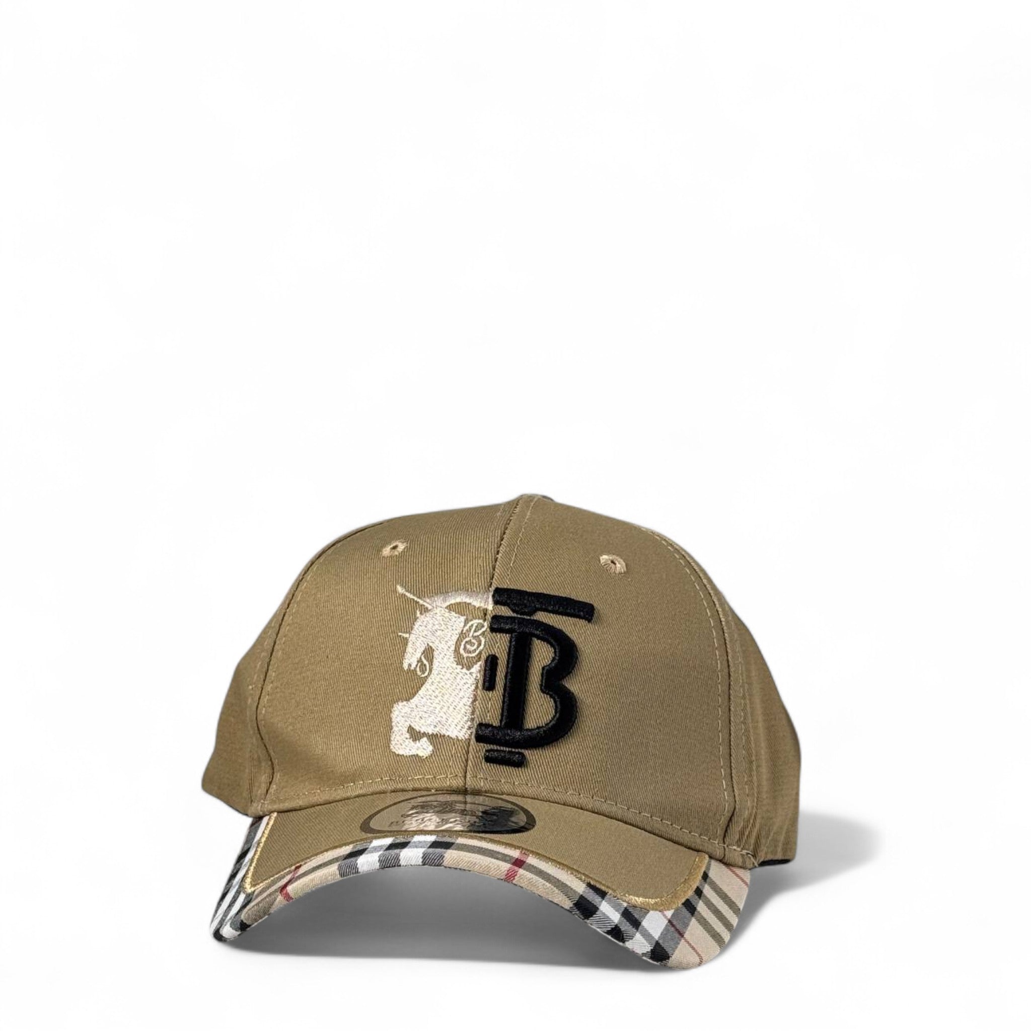 Burberry-Inspired Unicorn B Logo Cap – Iconic Elegance 🦄🧢