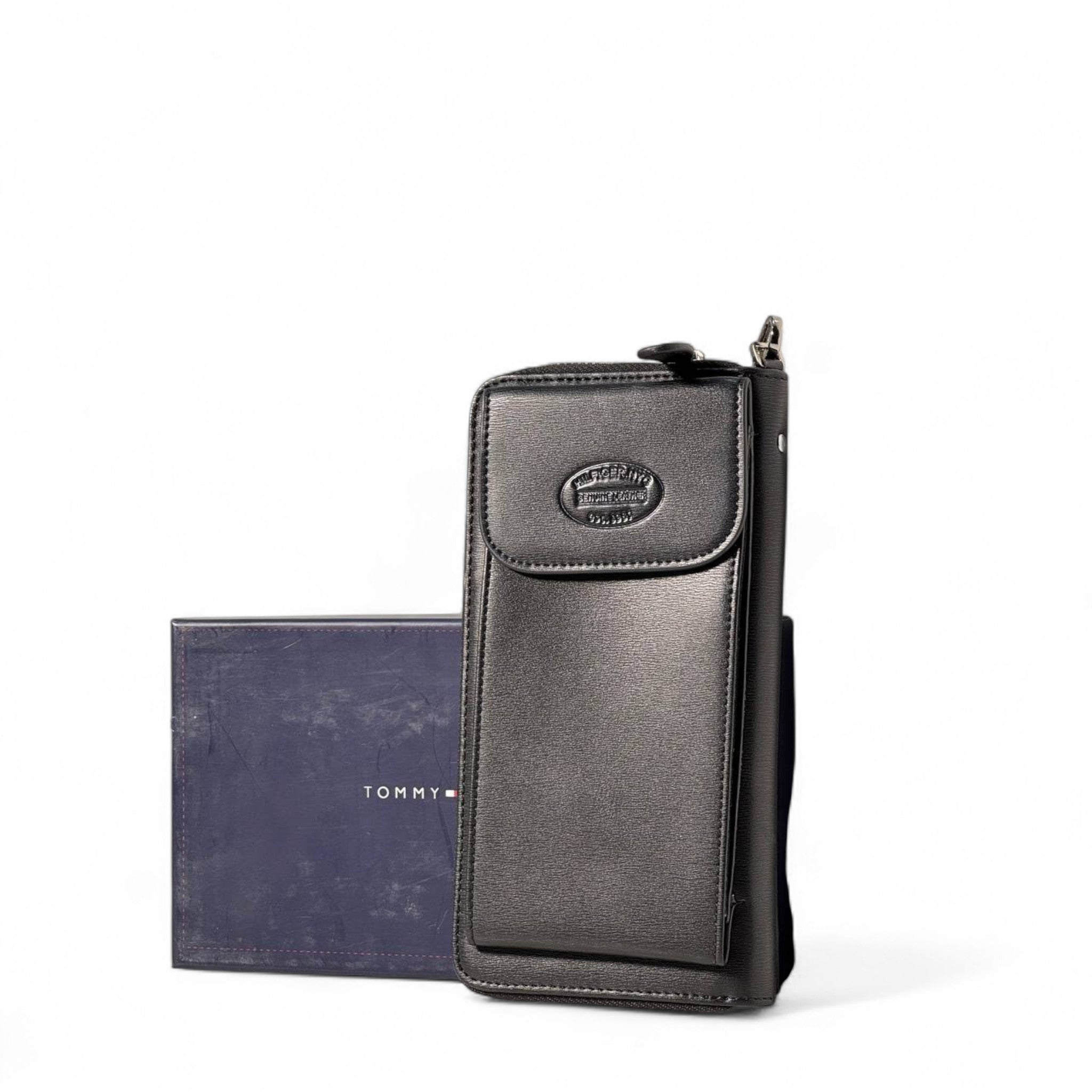 Tommy Hilfiger Vertical Leather Phone & Wallet Pouch ๐ค๐ฑ
