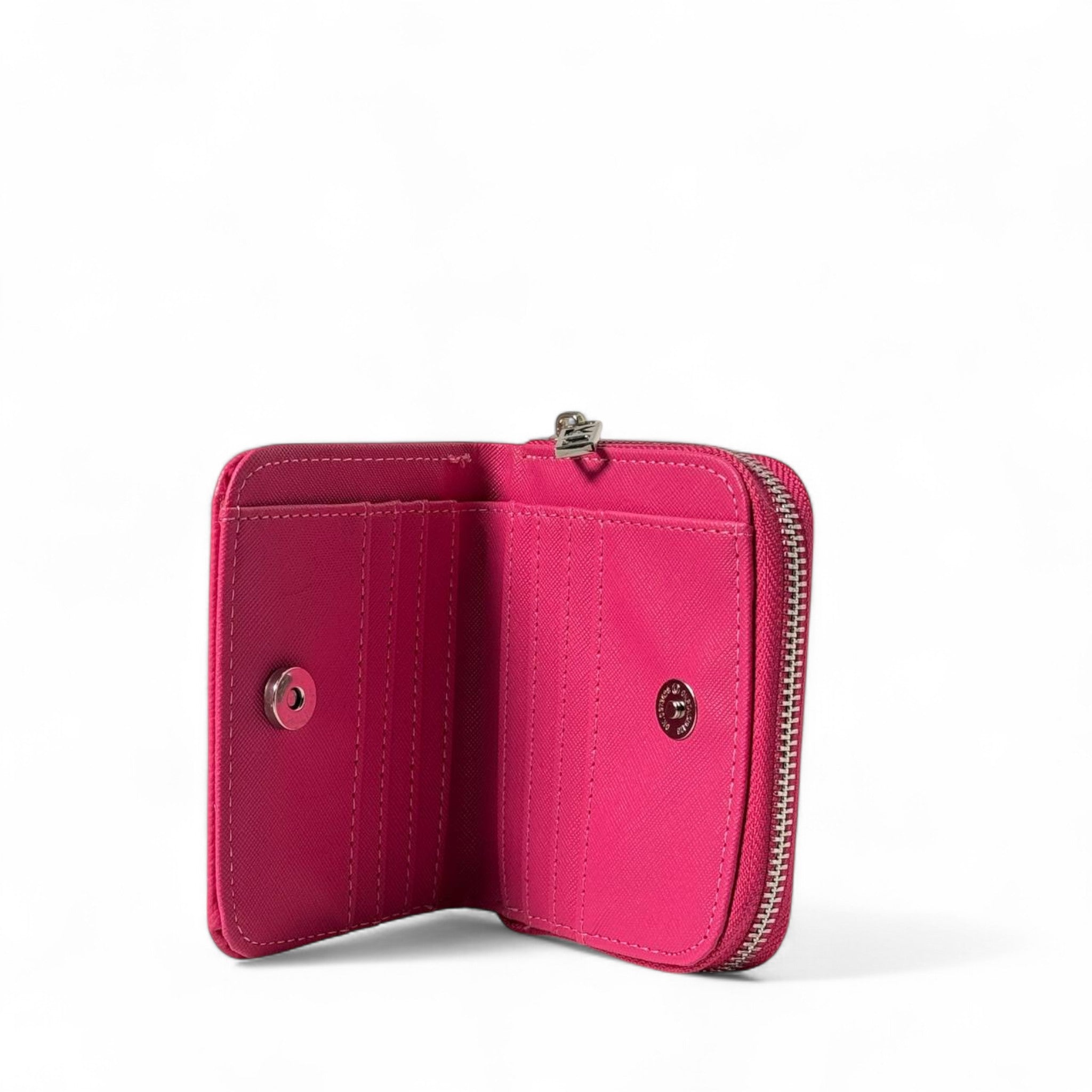 KARL LAGERFELD Pink Mini Wallet – Vibrant Designer Charm 💖🌈