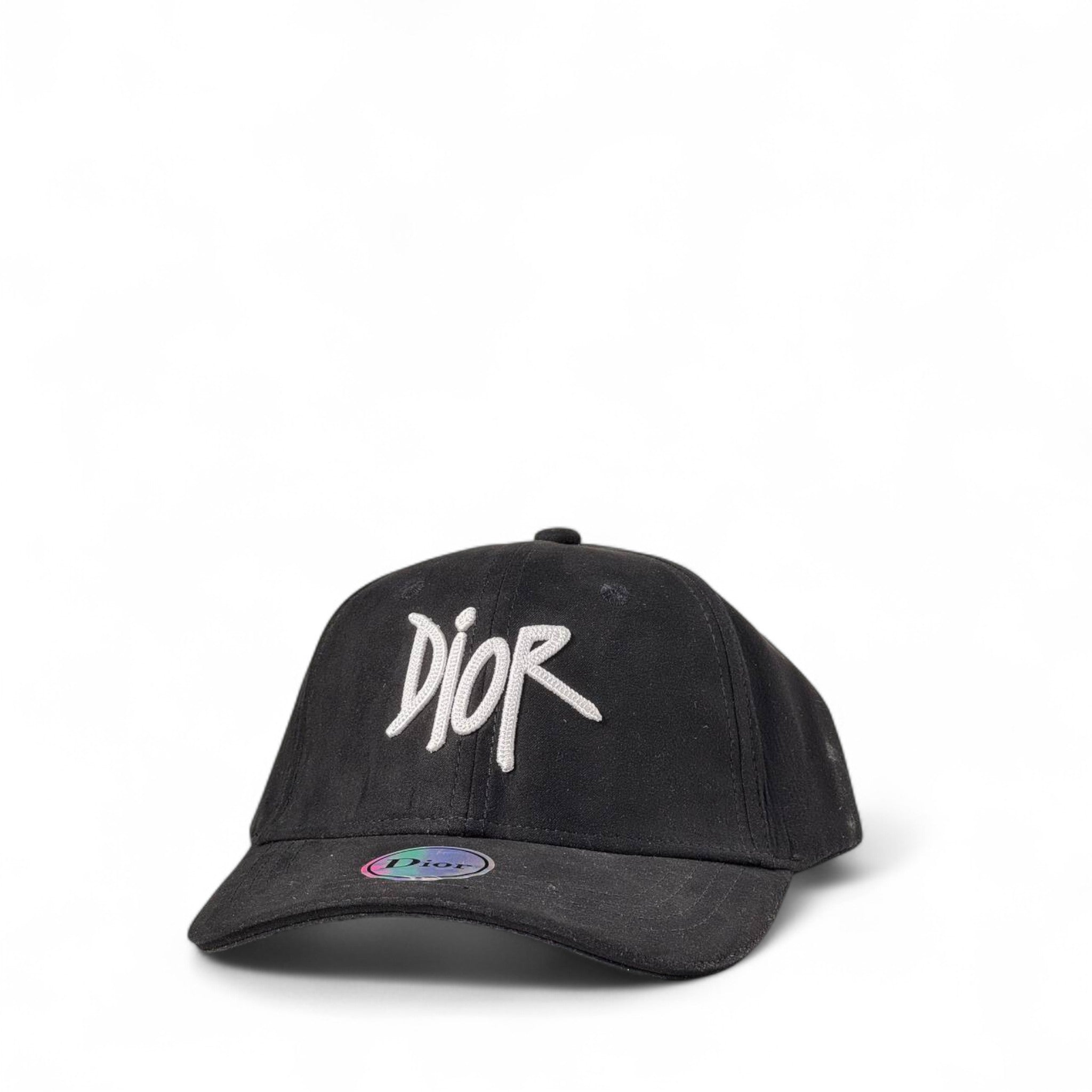 🖤 Classic Dior-Inspired Black Cap – Minimalist Edge, Maximum Impact 🧢✨