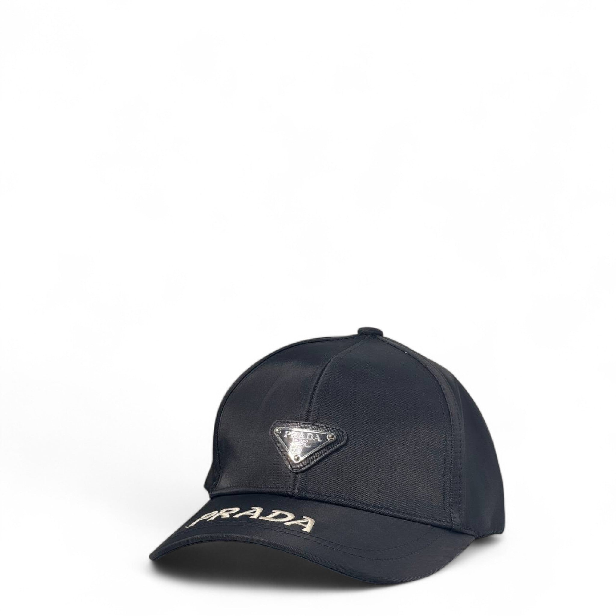 🖤 Prada-Inspired Black Satin Cap – Iconic Elegance with Street Cred 🧢✨