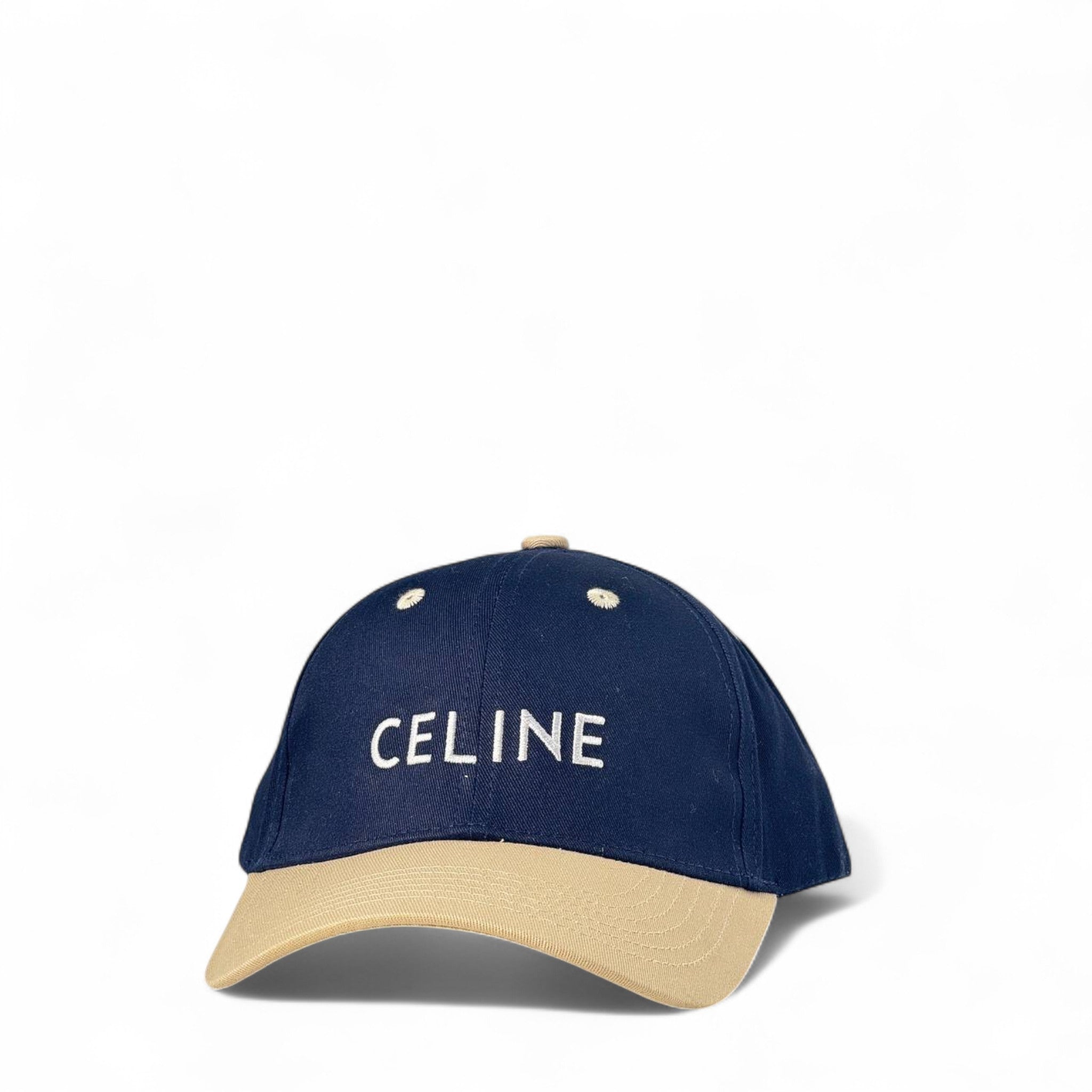 ๐ CELINE-Inspired Navy & Beige Cap โ Effortless French Cool ๐งข๐ซ๐ท