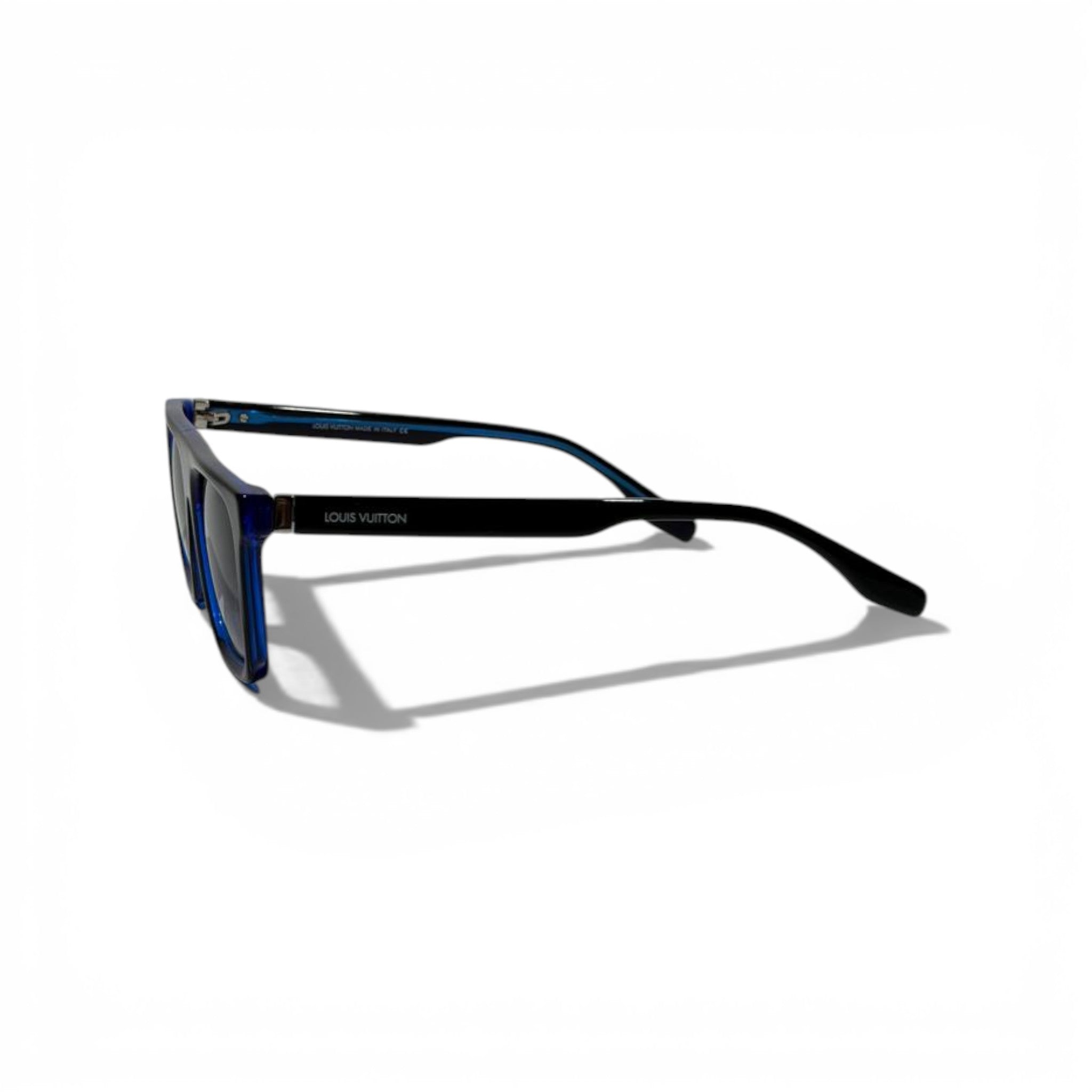Louis Vuitton Luxury Blue Square Sunglasses – Bold Designer Statement 🕶️✨
