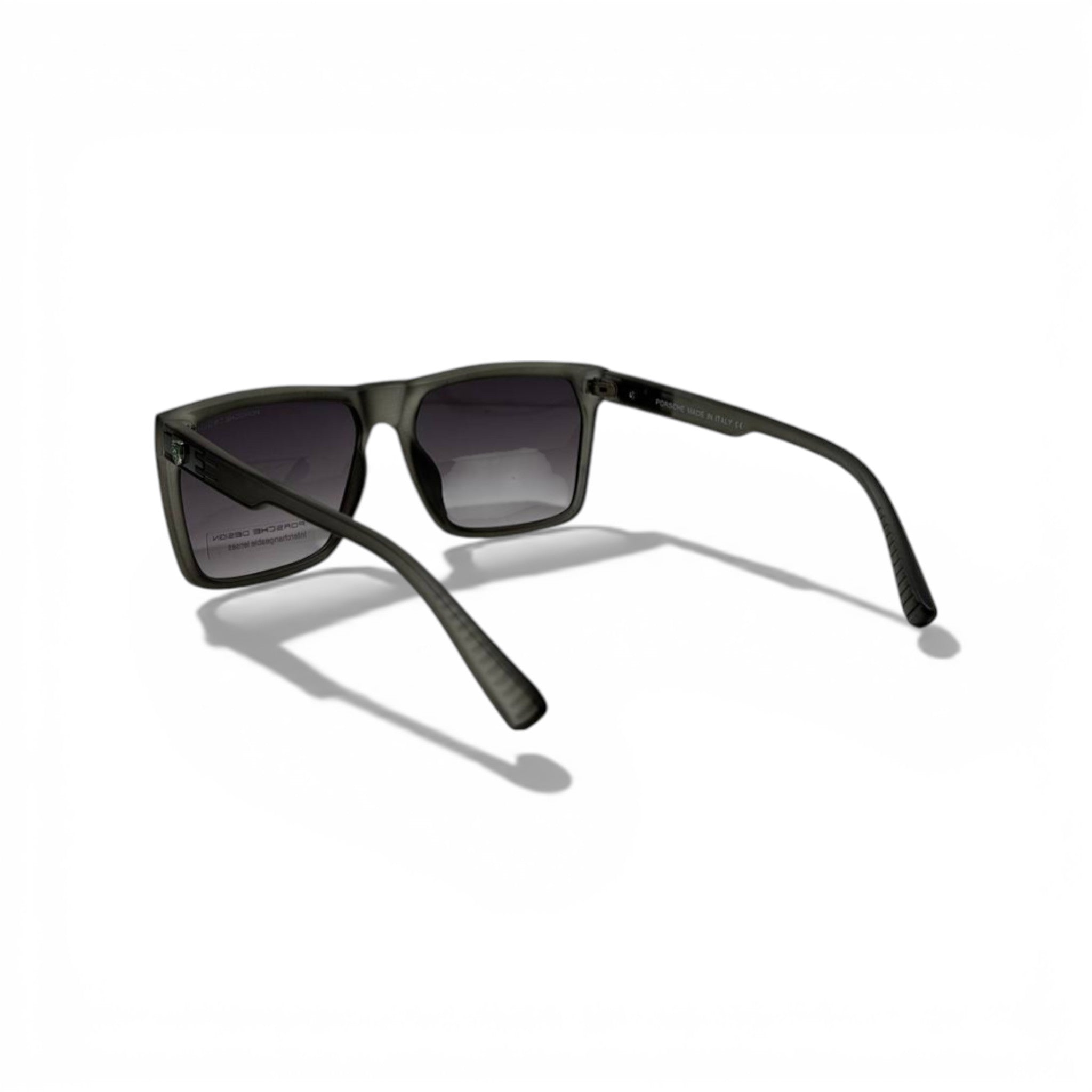 Porsche Design Square Sunglasses – Matte Grey Luxury Frame 🕶️✨