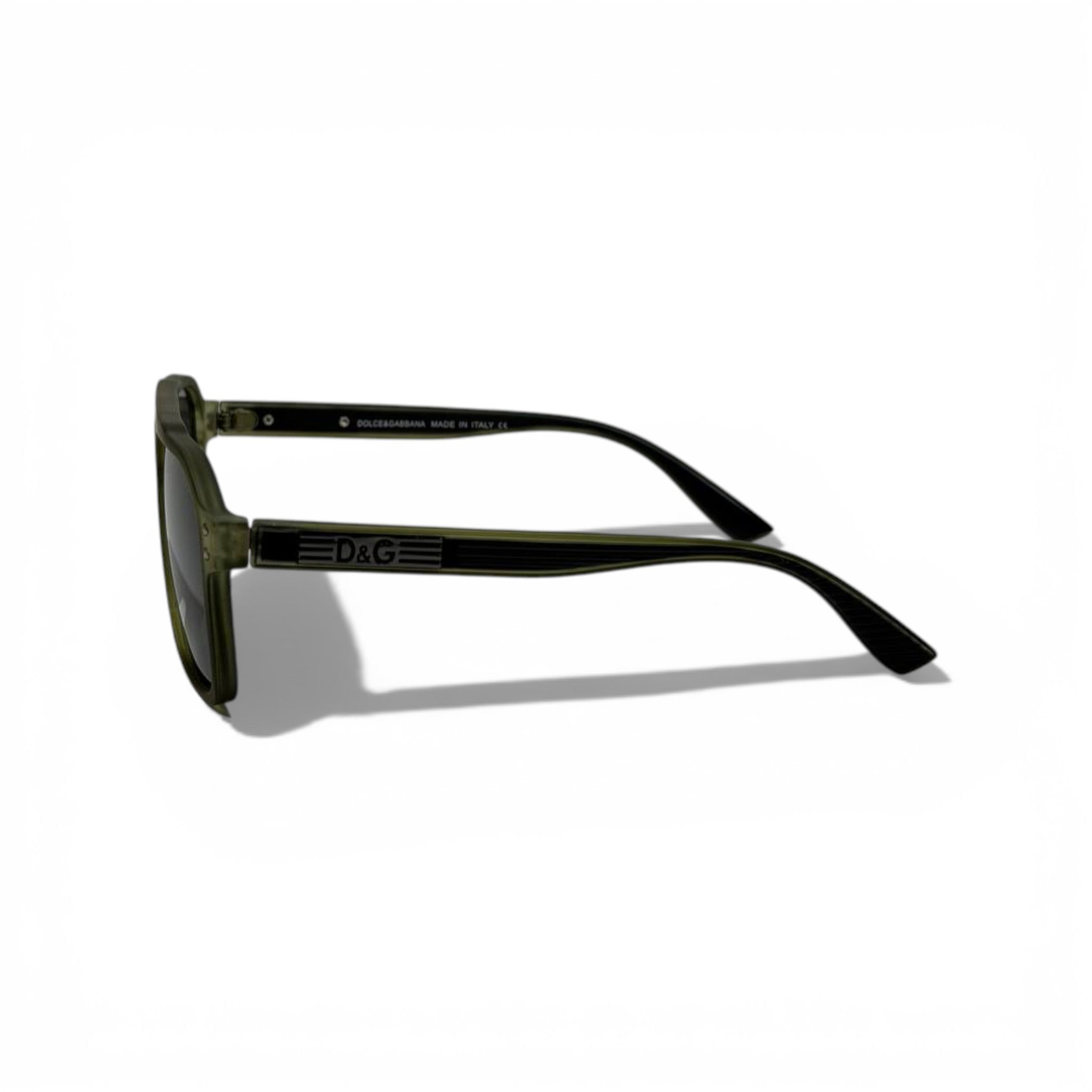 Dolce & Gabbana D&G Aviator Sunglasses – Olive Green Designer Frame 🕶️✨