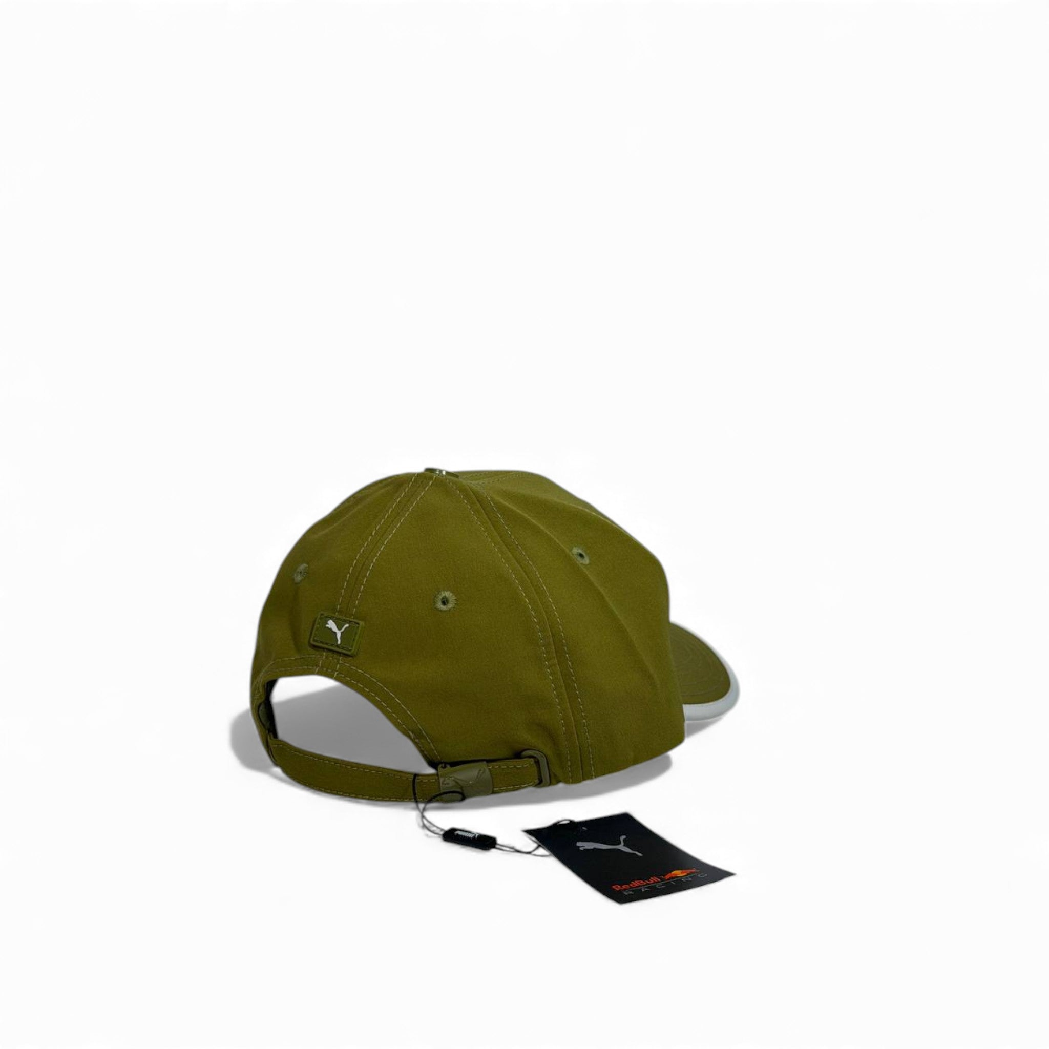 🧢 PUMA Olive Speed Graphic Cap – Sport Performance Edition