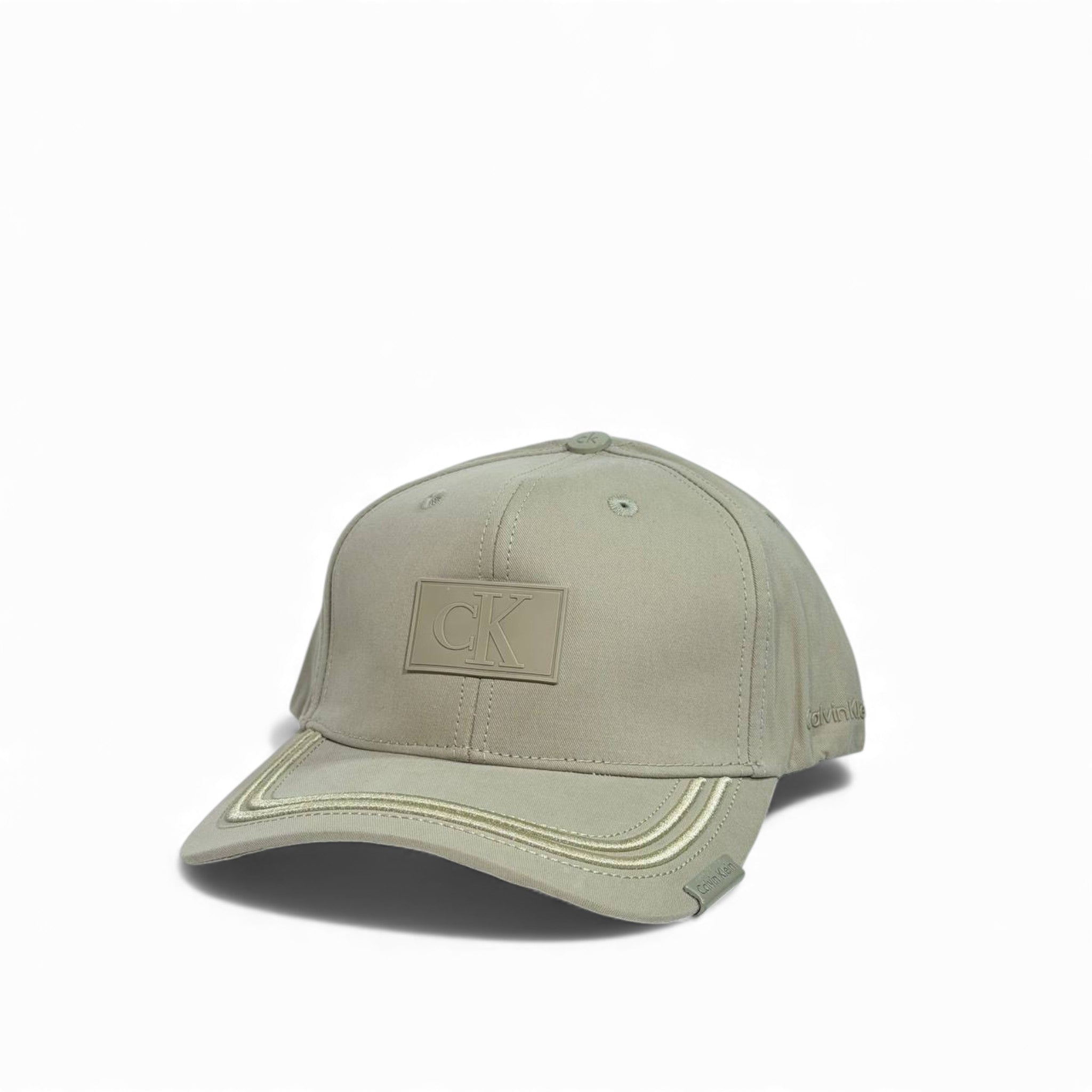 🧢 Calvin Klein Beige Minimal Logo Cap – Soft Neutral Luxe Edition