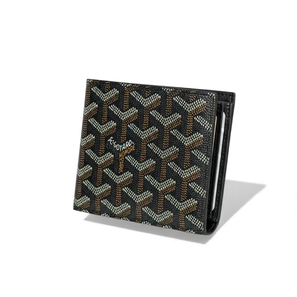 Goyard Black Monogram Bifold Wallet 🖤✨ | Iconic Luxury Parisian Design
