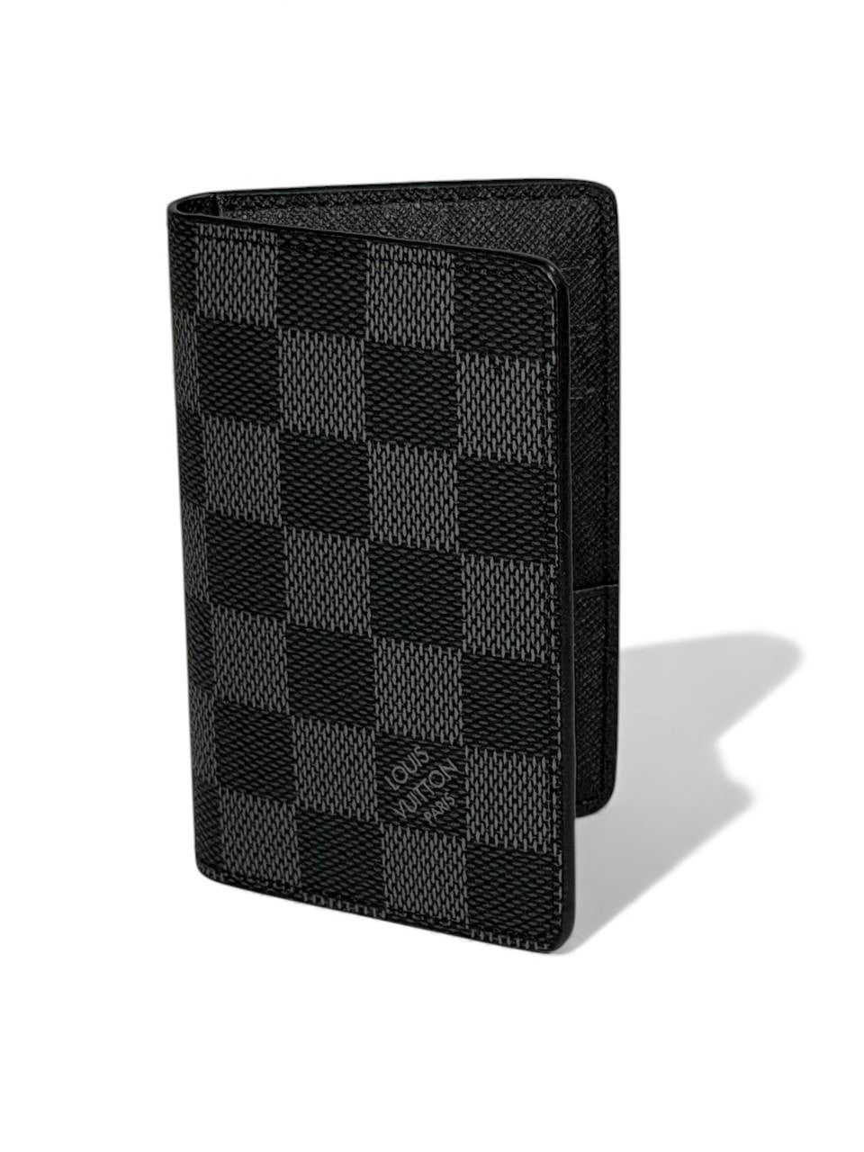 Louis Vuitton Damier Graphite Card Holder Wallet ✨ | Premium Black & Grey Checkered Design