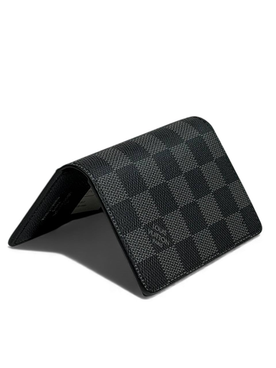 Louis Vuitton Damier Graphite Card Holder Wallet ✨ | Premium Black & Grey Checkered Design