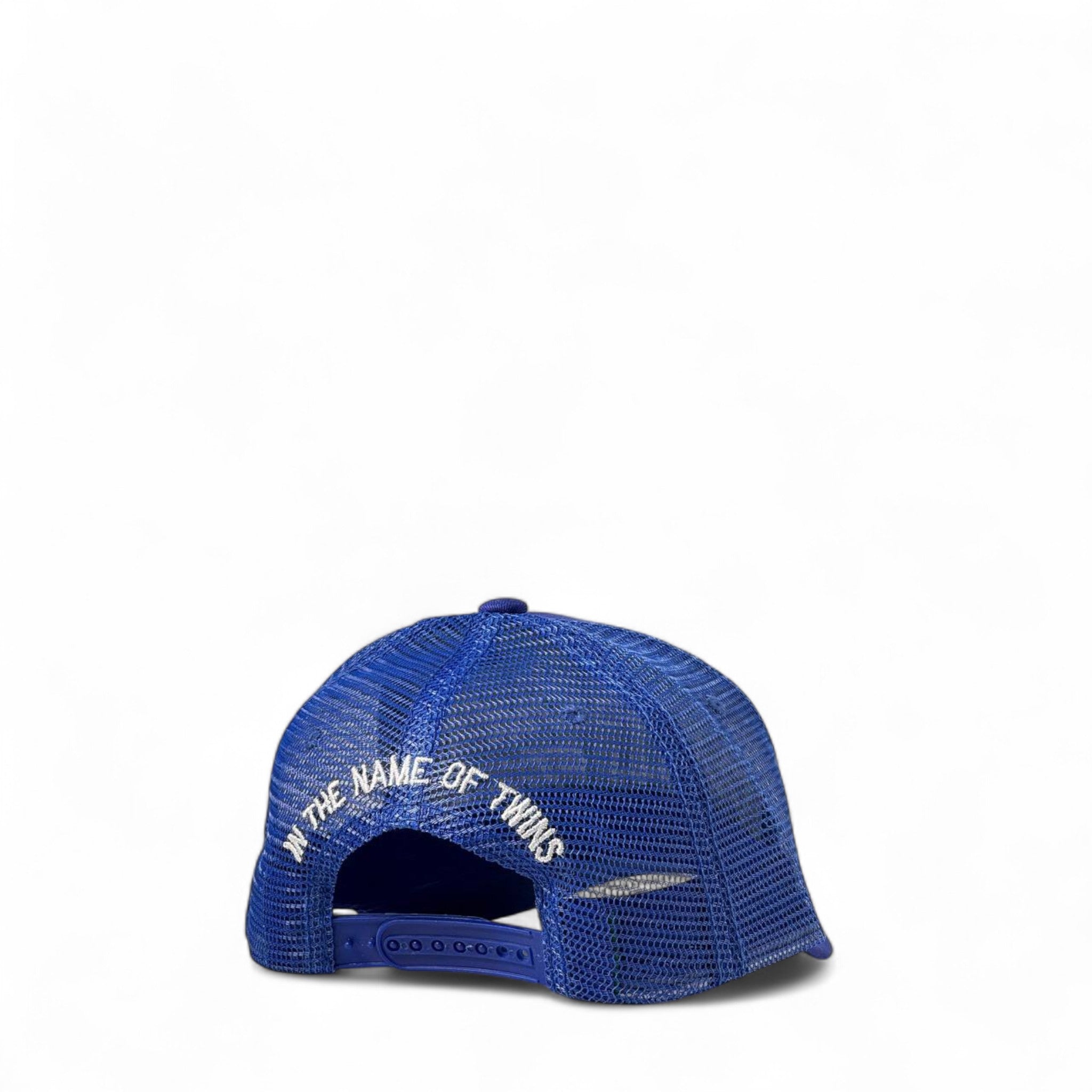 🧢 Dsquared2 Catan Twins Royal Blue Trucker Cap | Iconic Streetwear Style