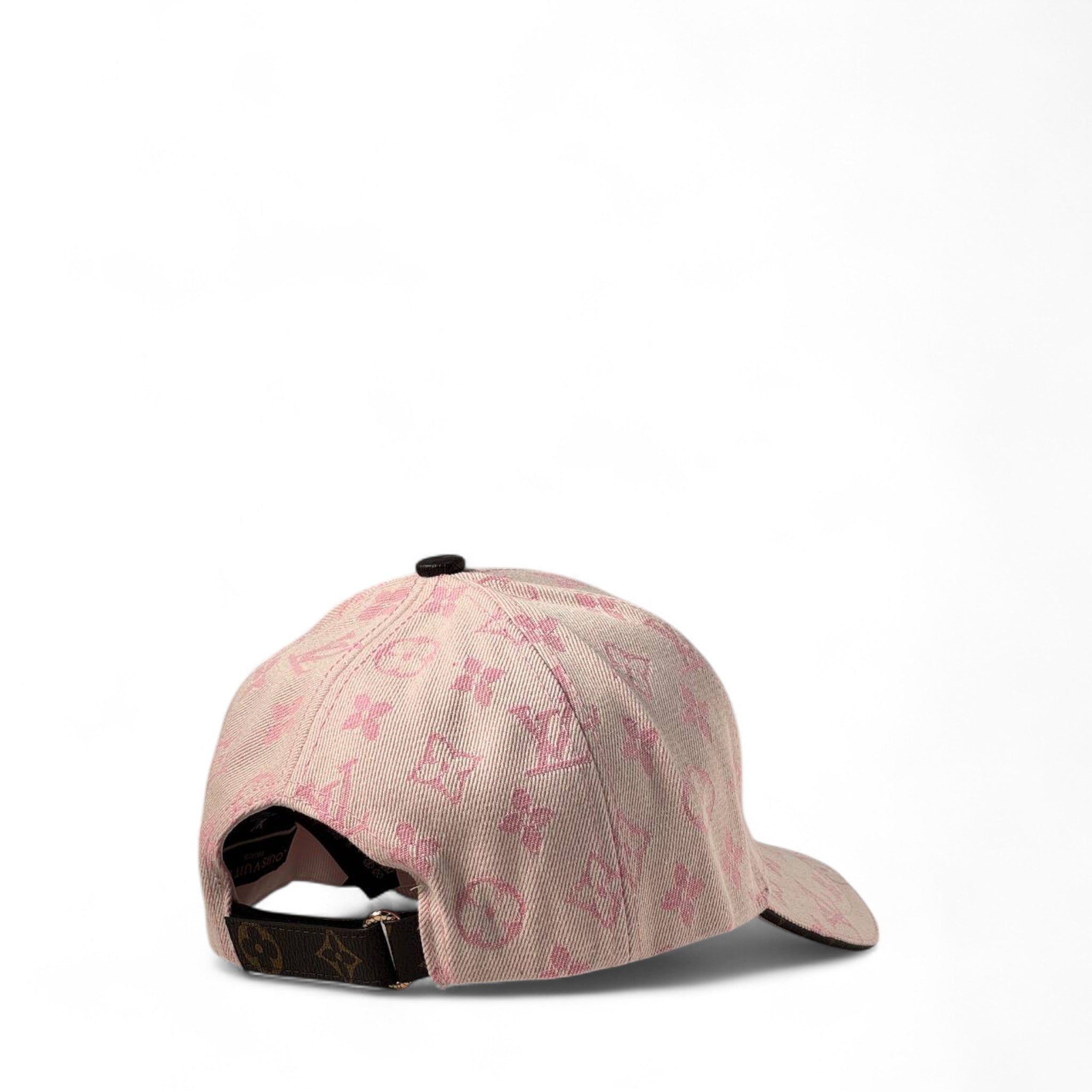 ๐ Lv Pink Monogram Designer-Inspired Cap โ Iconic Street Glam Style