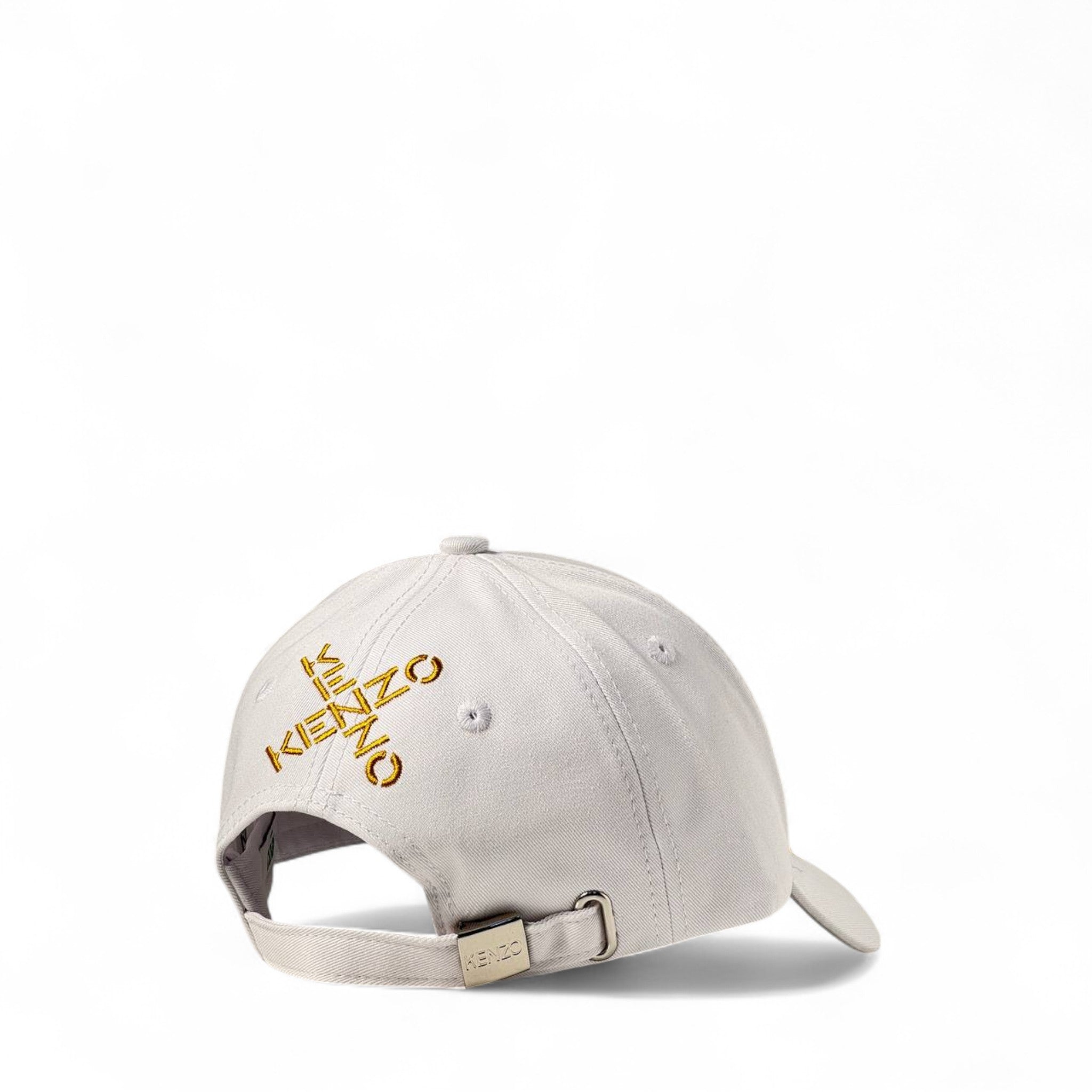 🐯 Kenzo White Tiger Embroidered Cap – Bold Parisian Street Chic