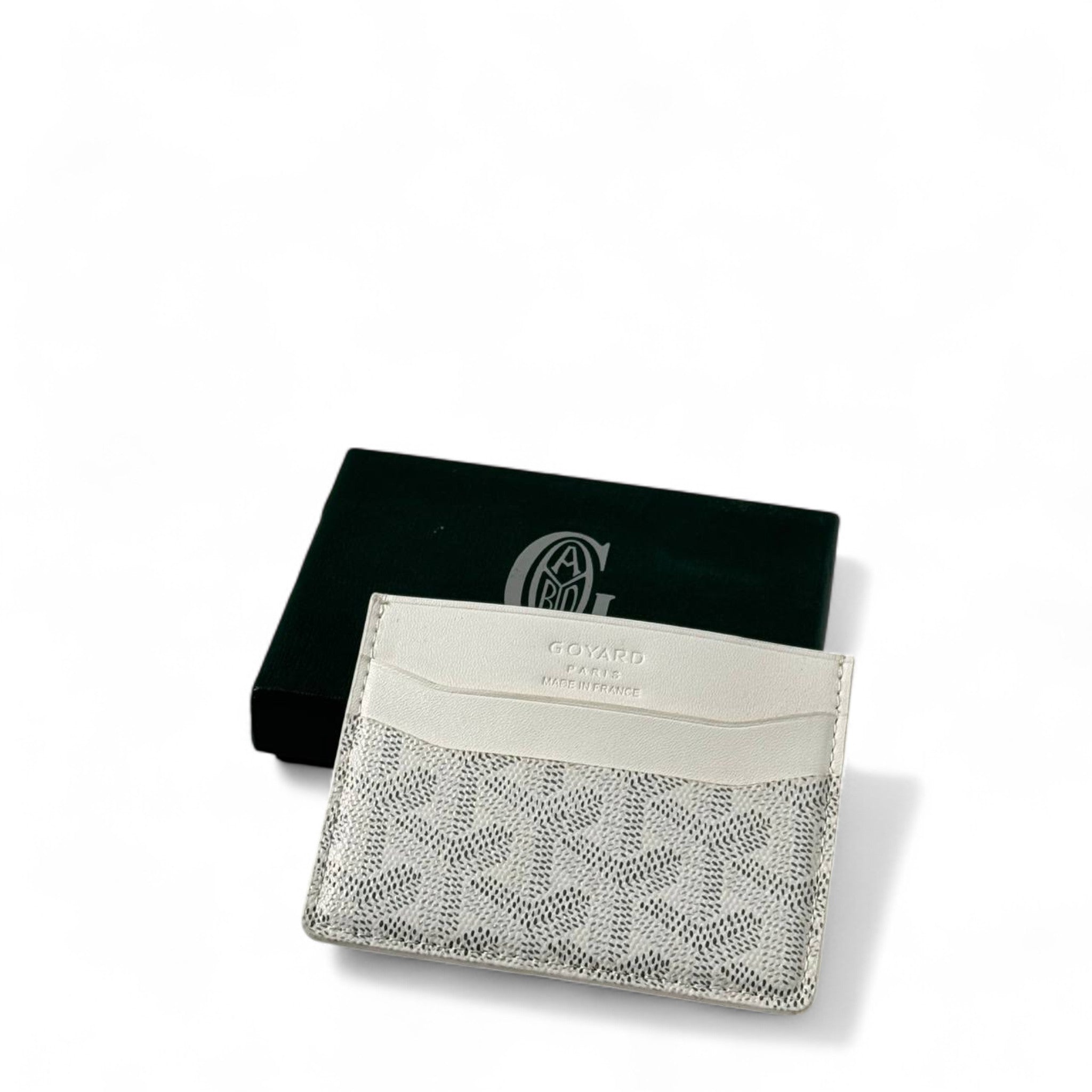 ๐ค Goyard White Card Holder โ Parisian Minimalist Elegance ๐ผ