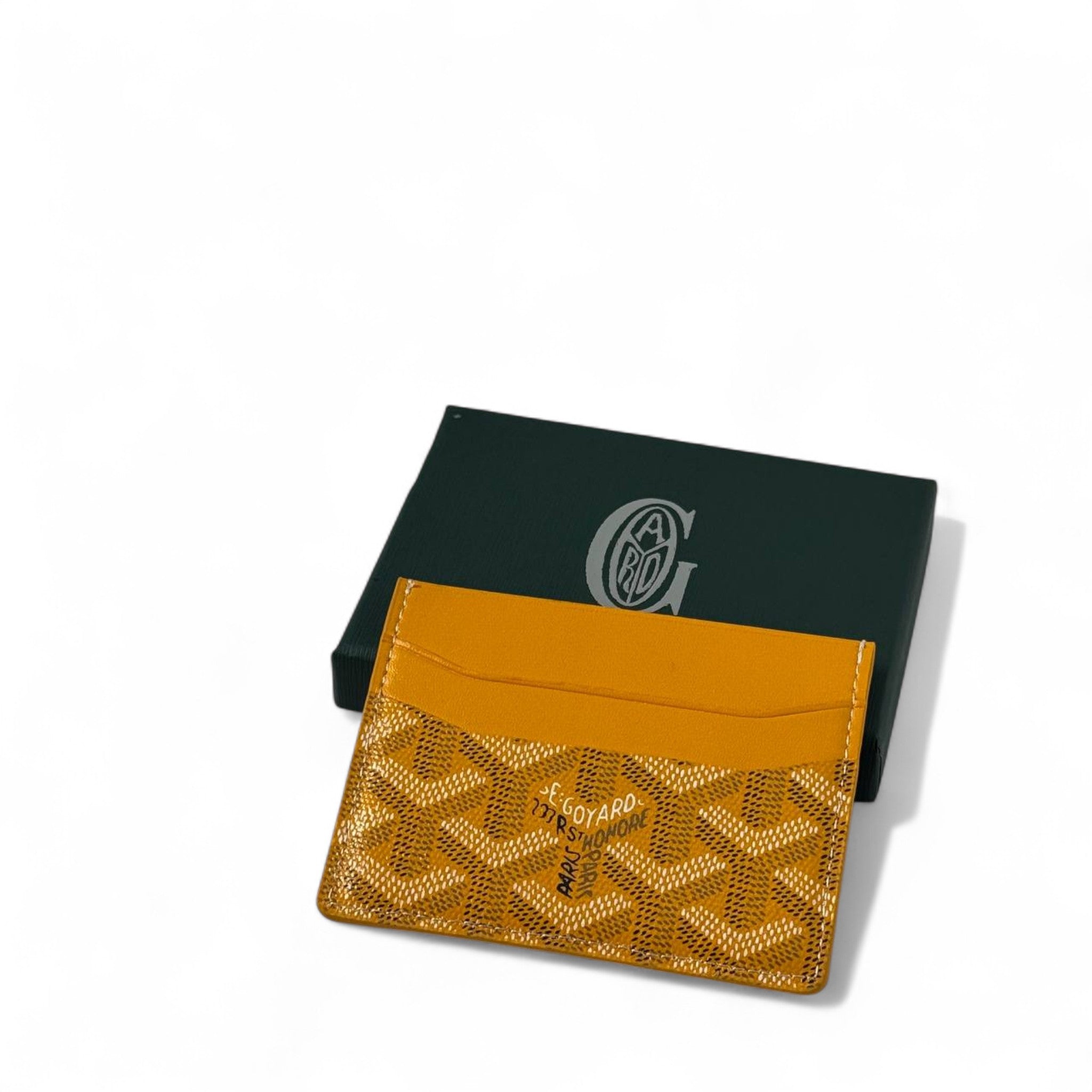 🧡 Goyard Mustard Yellow Card Holder – Bold Parisian Luxury 💼