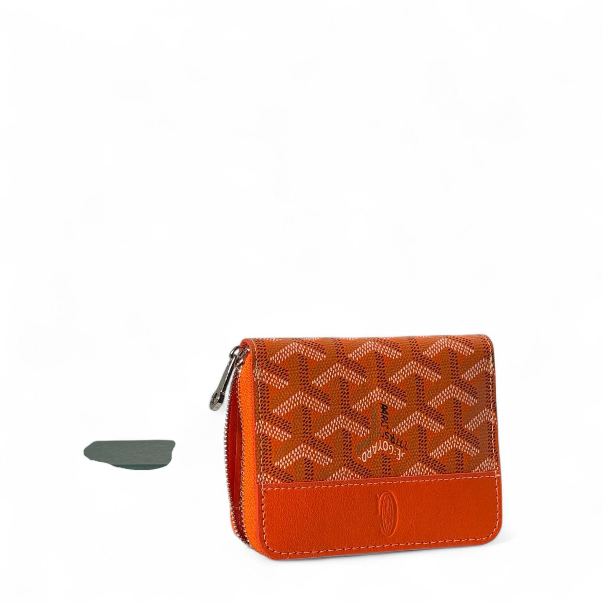 🧡 Goyard Orange Zip Wallet – Vibrant Style Meets Everyday Luxury 🧡