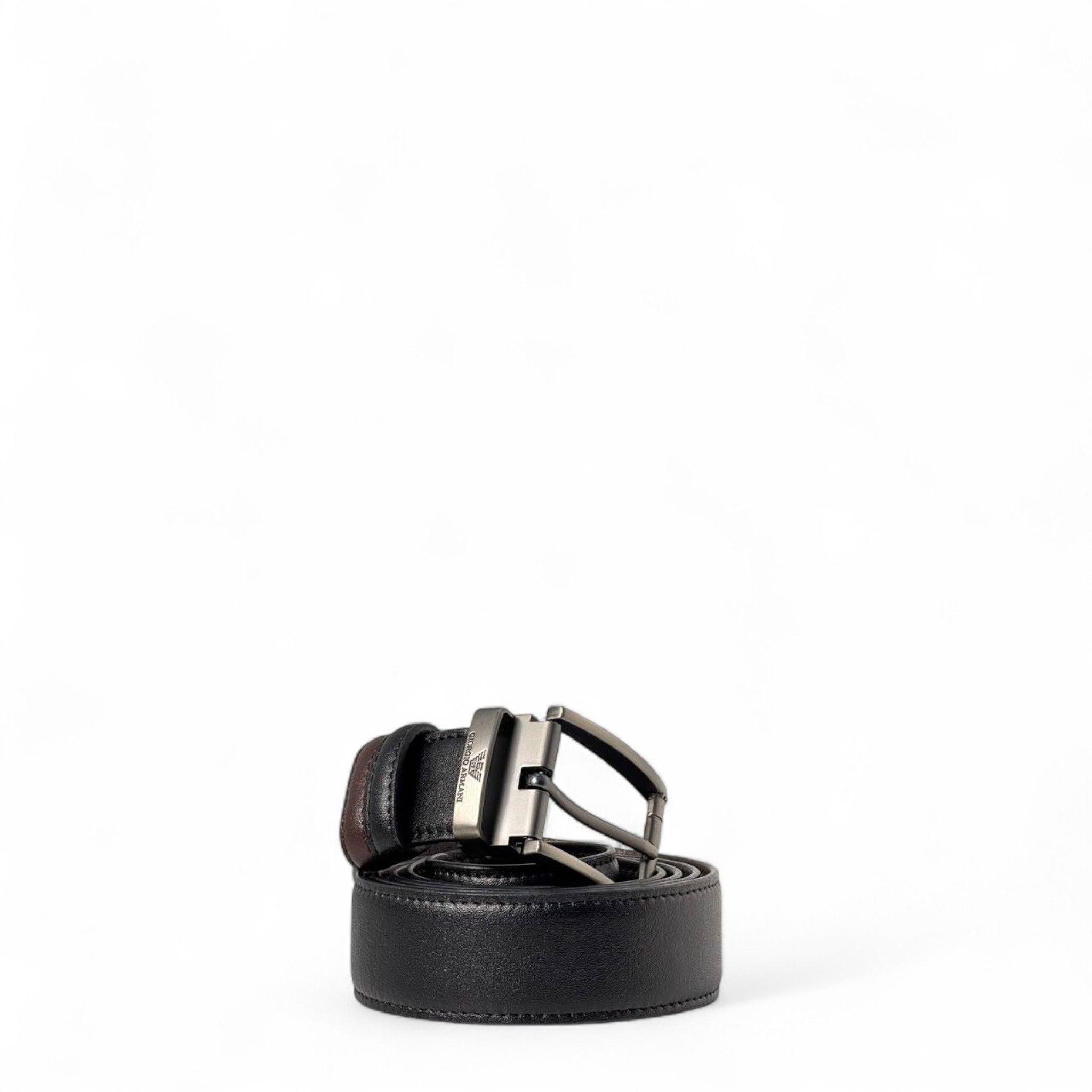 ๐ค Giorgio Armani Black Leather Belt โ Refined Luxury for Every Look ๐ค