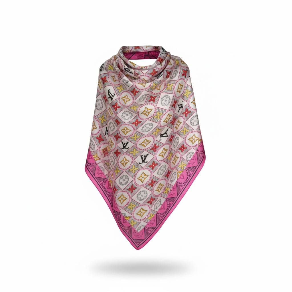 💗 Louis Vuitton Monogram Scarf & Hijab – Elegant Luxury Designer Shawl ✨
