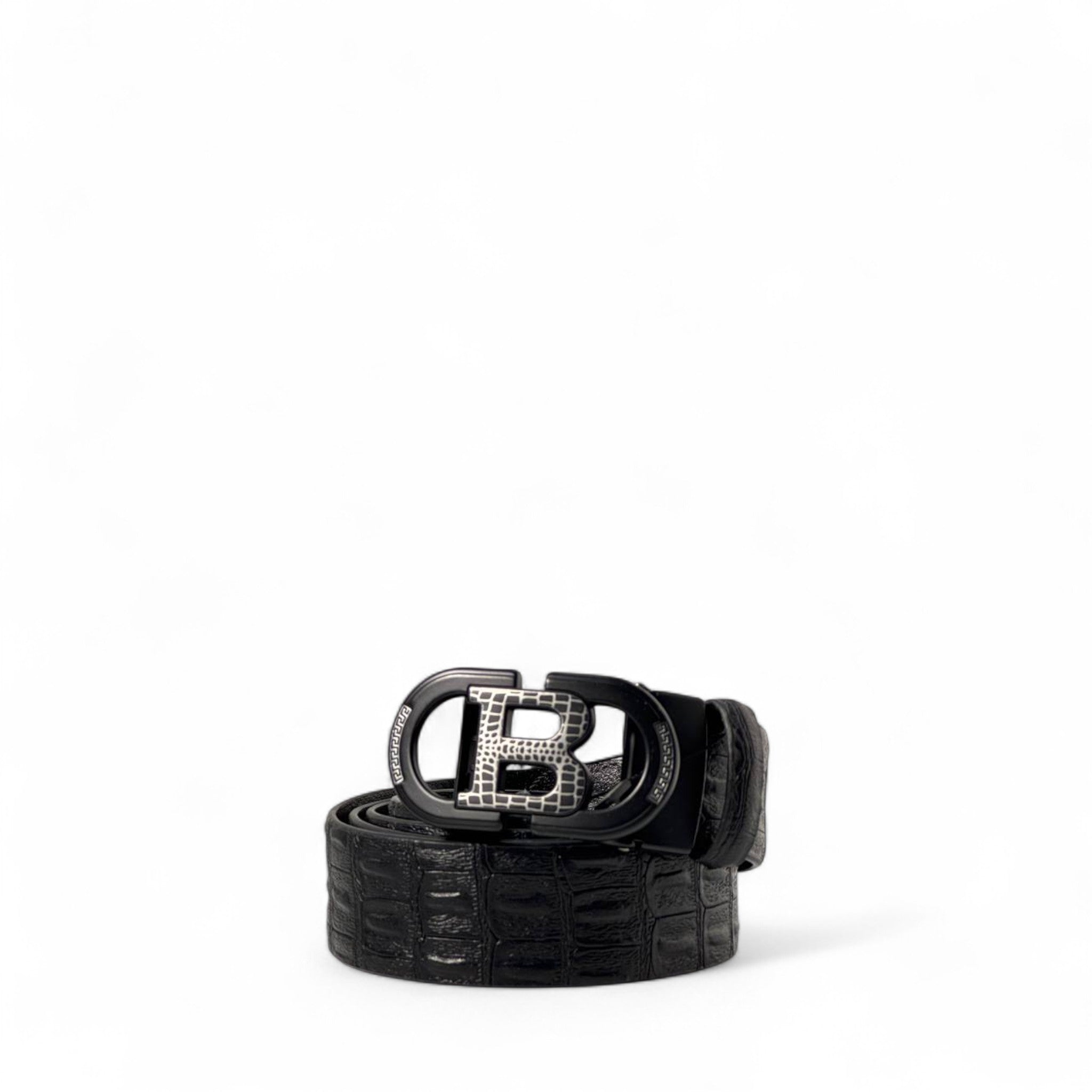 ๐ค Balenciaga-Inspired โBโ Croc Leather Belt โ 130 cm of Statement Luxury