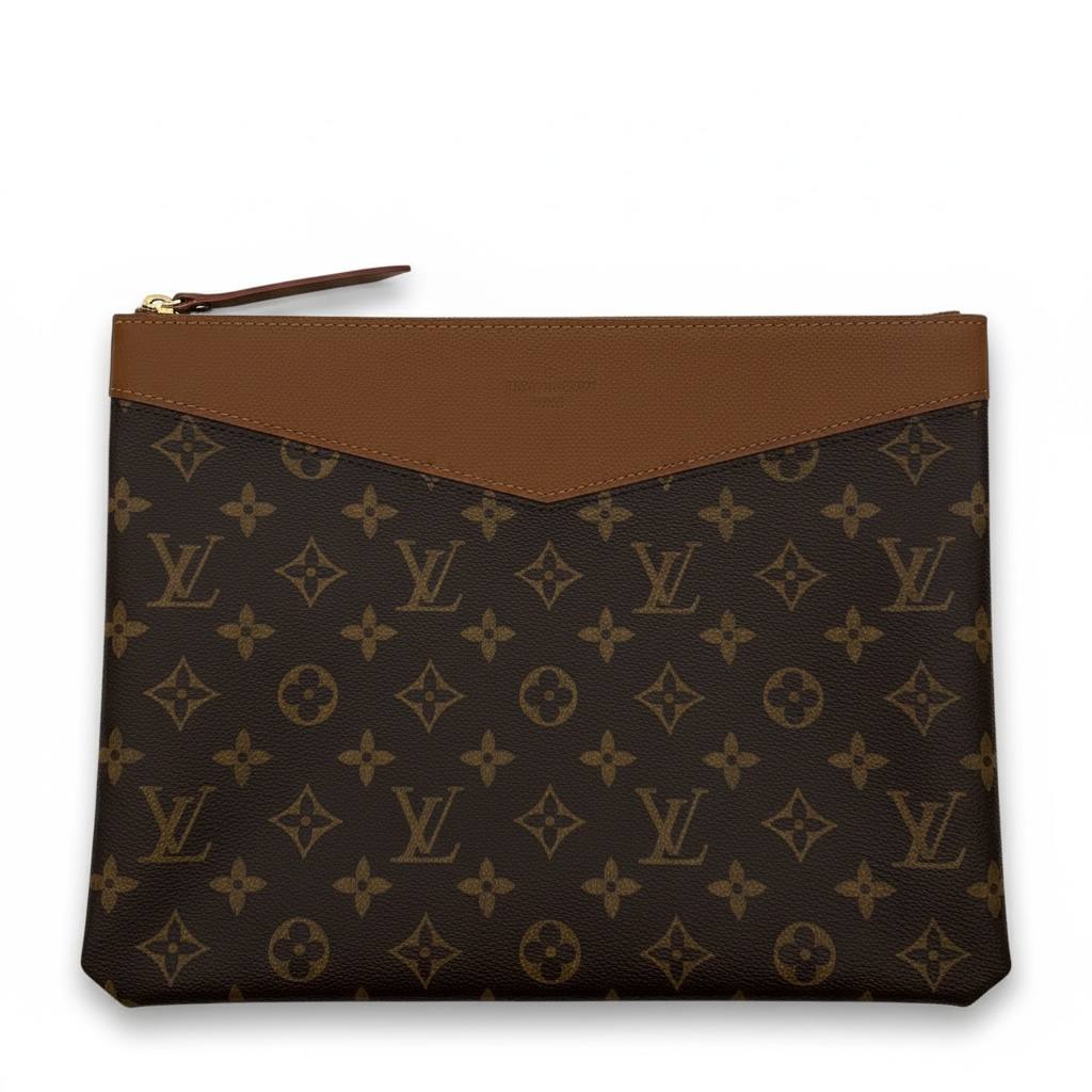 Louis Vuitton Monogram Brown Trim Pouch ✨👜 | Luxury Designer Clutch