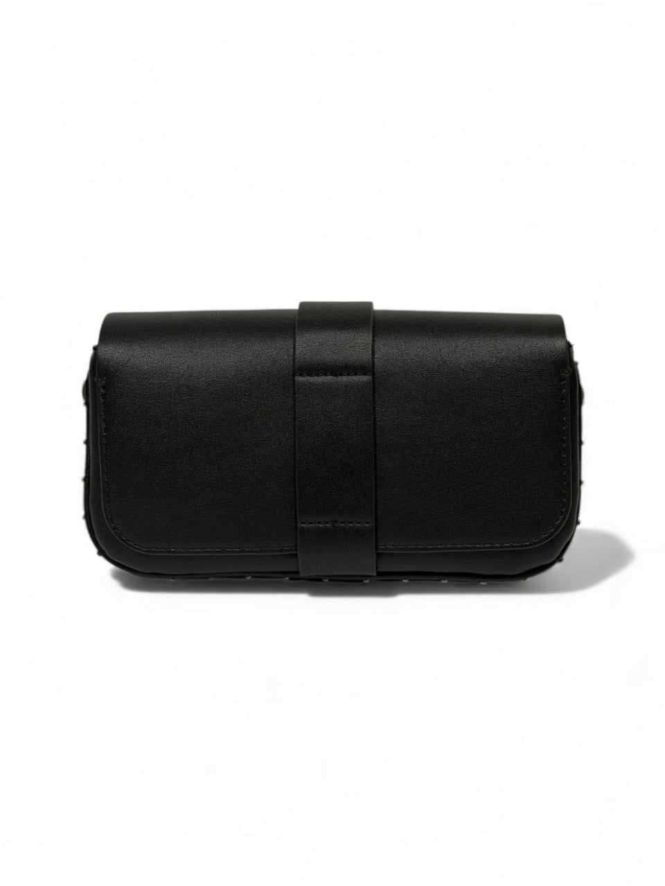 ✨ Zadig & Voltaire Rock Biker Mini Clutch – Black Leather ✨