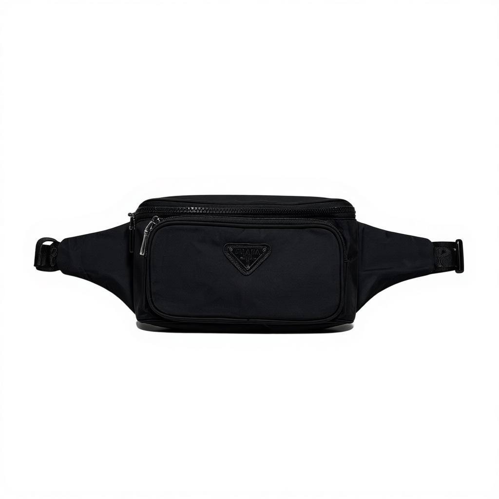 PRADA Nylon Belt Bag – Minimal, Sleek & Ultra-Practical 🖤🎒✨