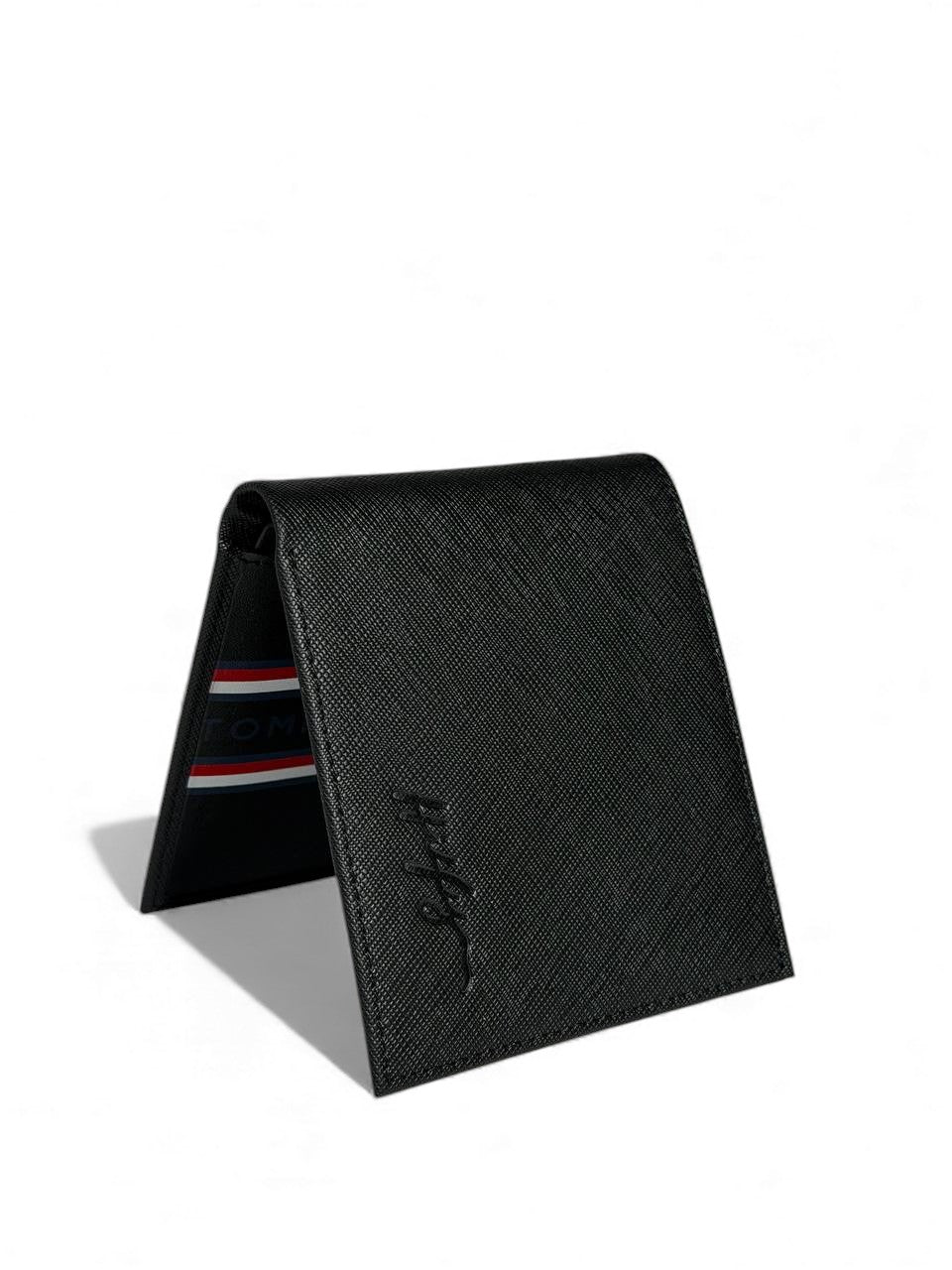 Tommy Hilfiger Classic Black Leather Wallet 🖤🇺🇸 | Signature Stitch Design