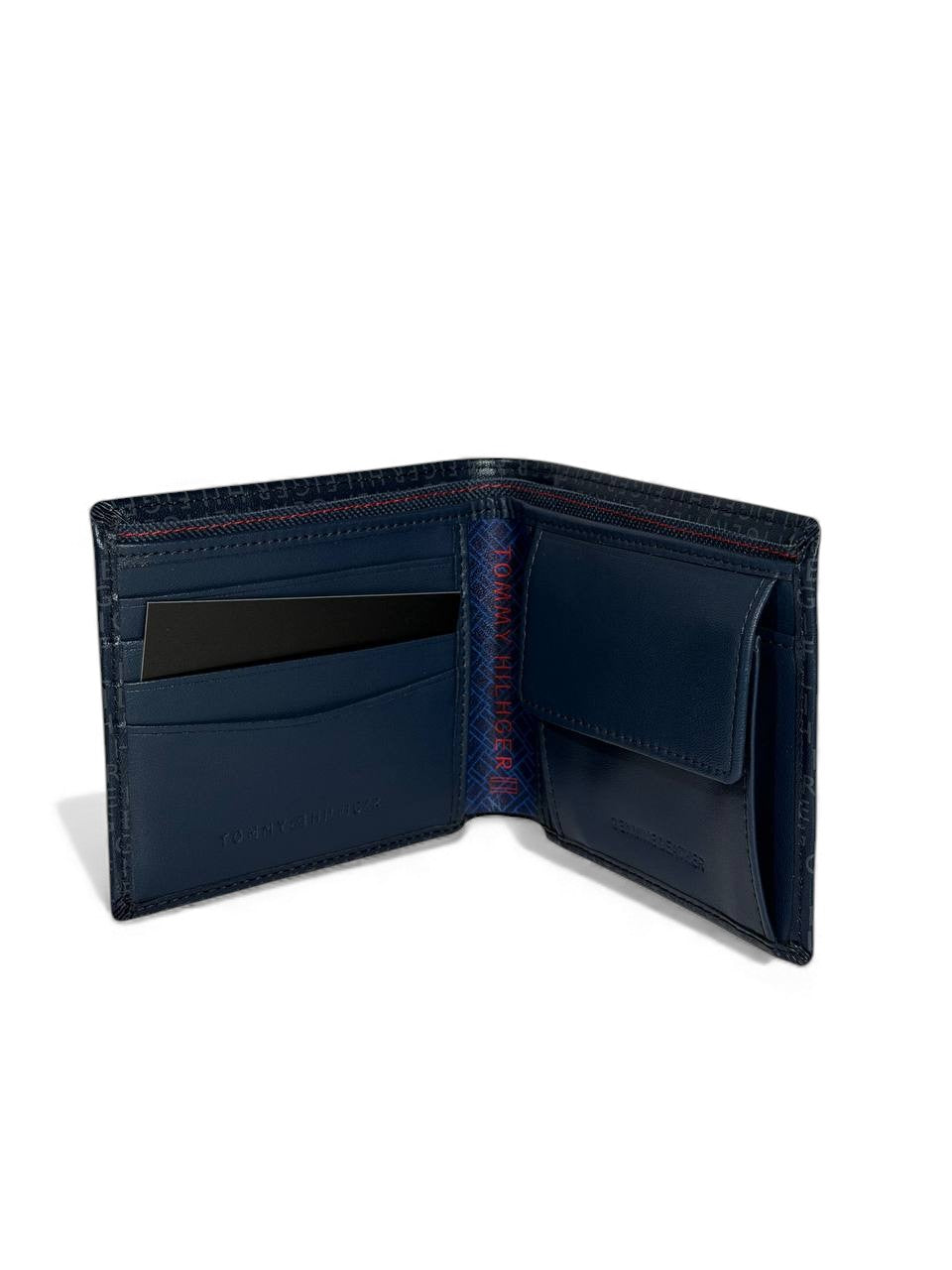 Tommy Hilfiger Monogram Navy Wallet 🔵🖤 | Premium Designer Edition