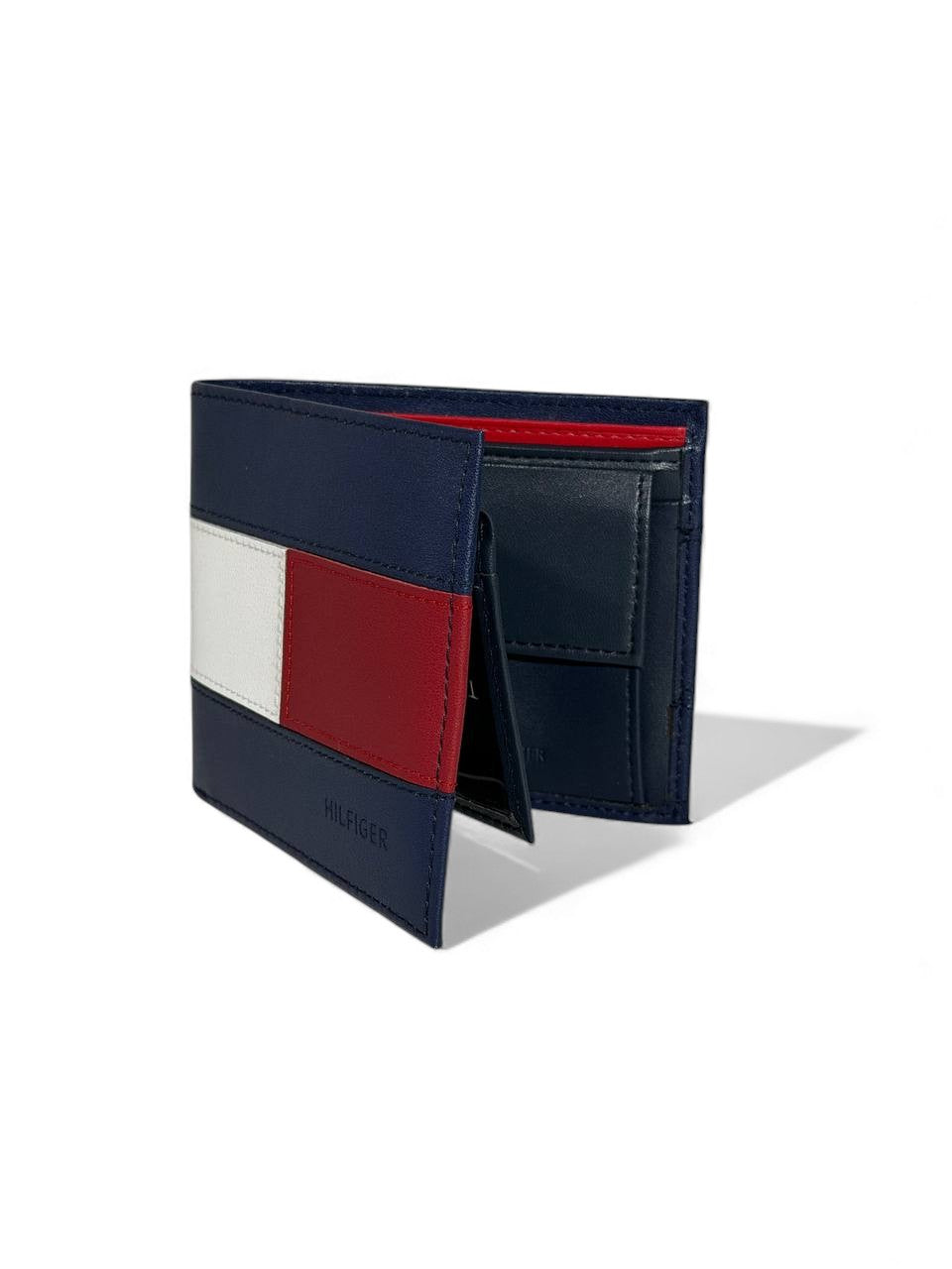 Tommy Hilfiger Flag Leather Wallet 🇺🇸🔥 | Premium Tri-Color Edition