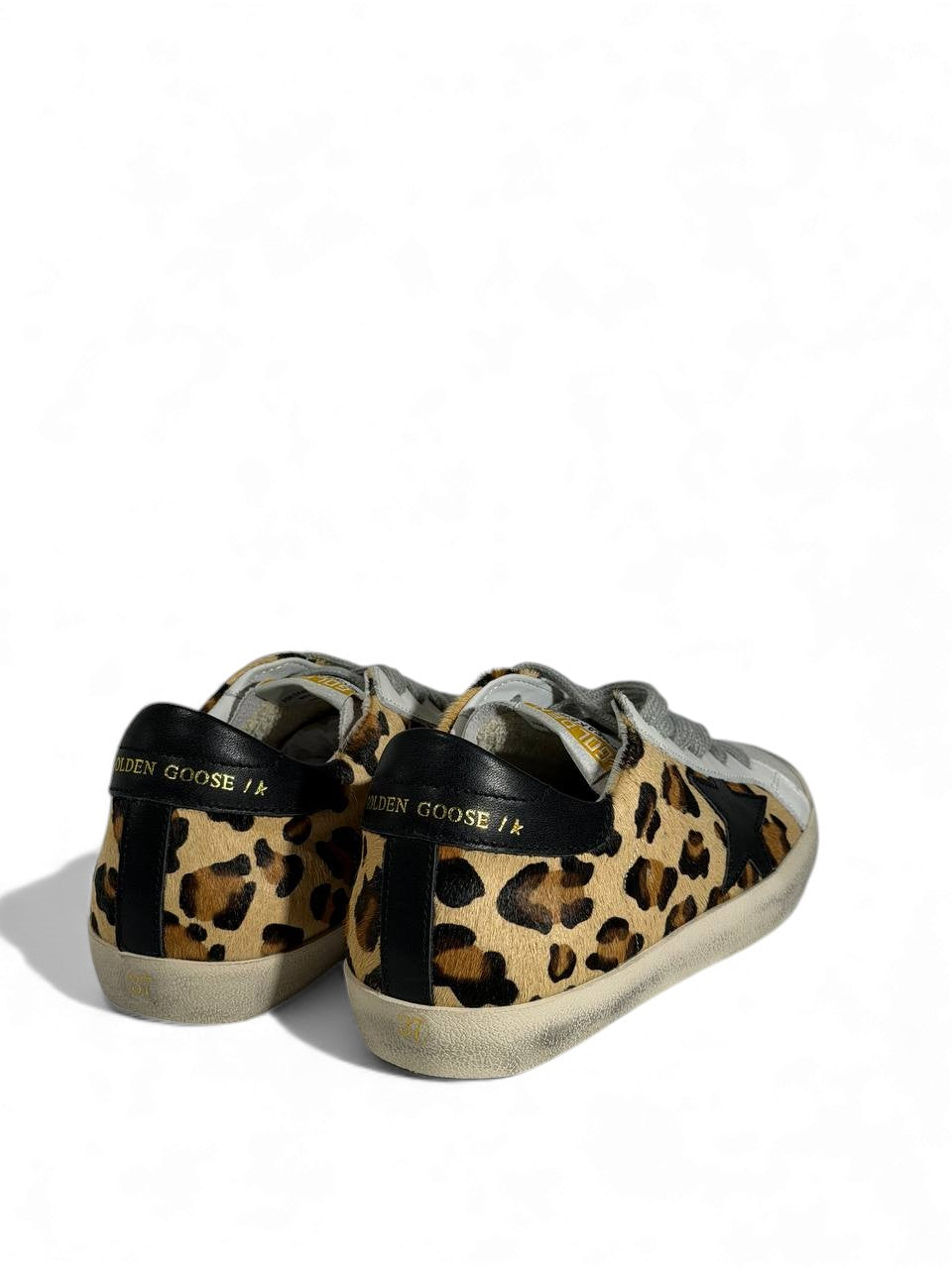 ✨ Golden Goose Leopard Star Sneakers – Wild Luxe Edition 🐆⭐✨