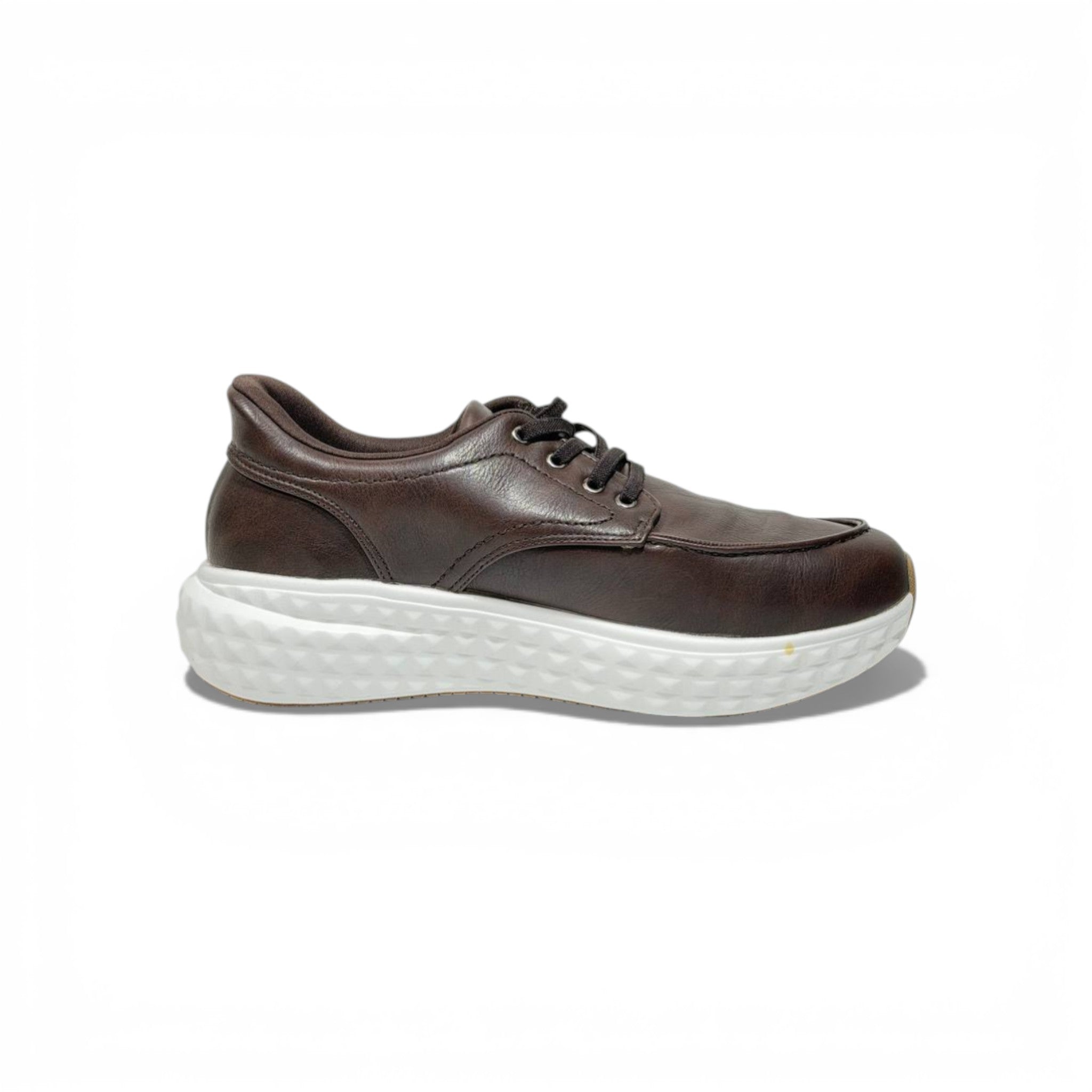 Skechers Ultra Light Leather Sneakers – Dark Brown Casual Comfort Shoes 👞✨ | Lightweight Everyday Walking Shoes
