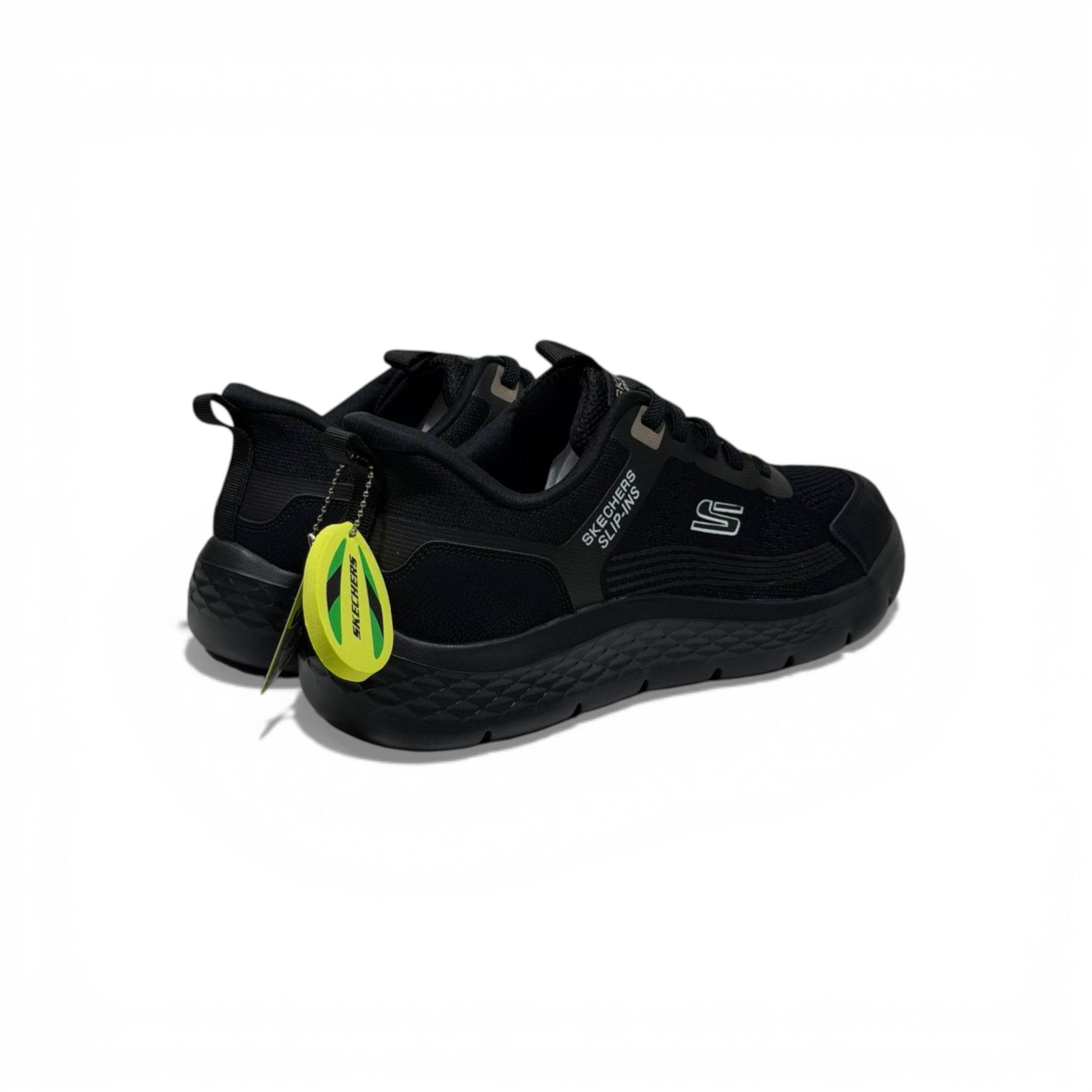 Skechers Slip-Ins Performance Sneakers – Black Lightweight Comfort Trainers 👟🖤 | Breathable Everyday Walking Shoes