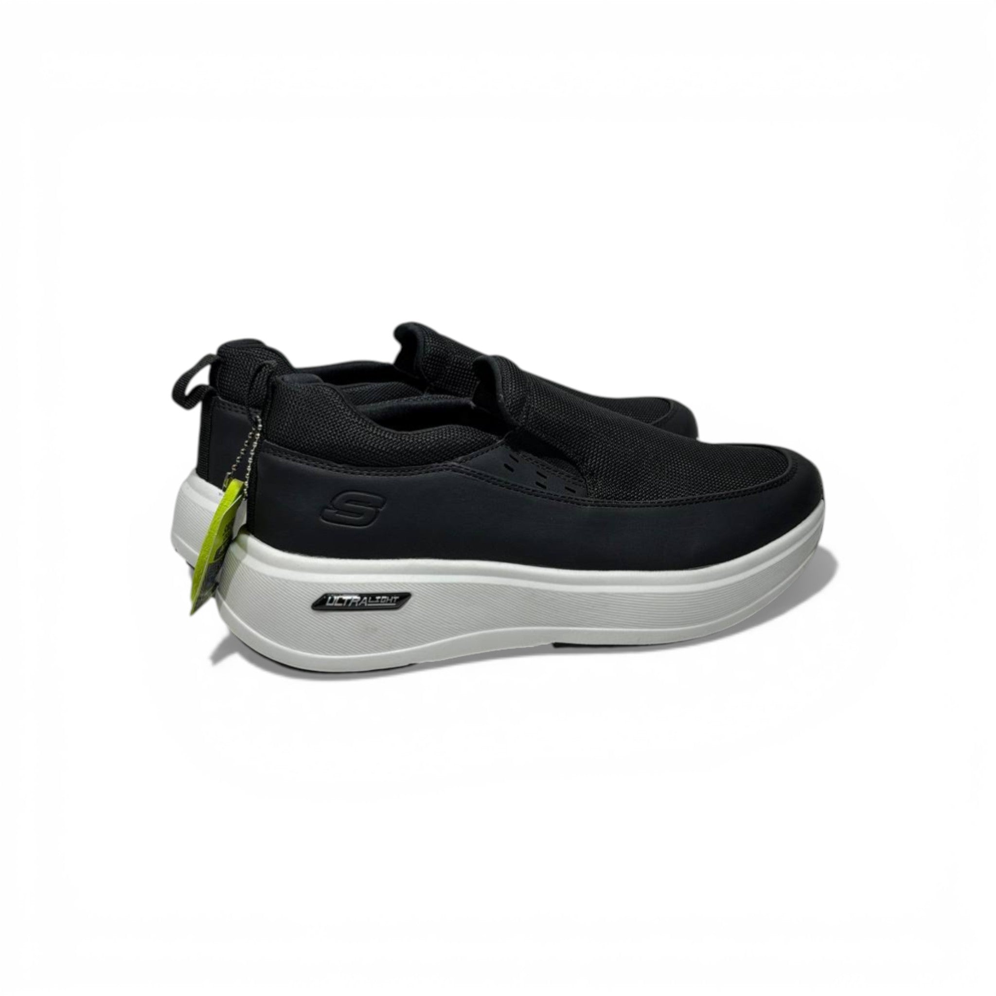 Skechers UltraLight Slip-On Sneakers – Black Casual Comfort Shoes 👟🖤 | Lightweight Everyday Walking Trainers