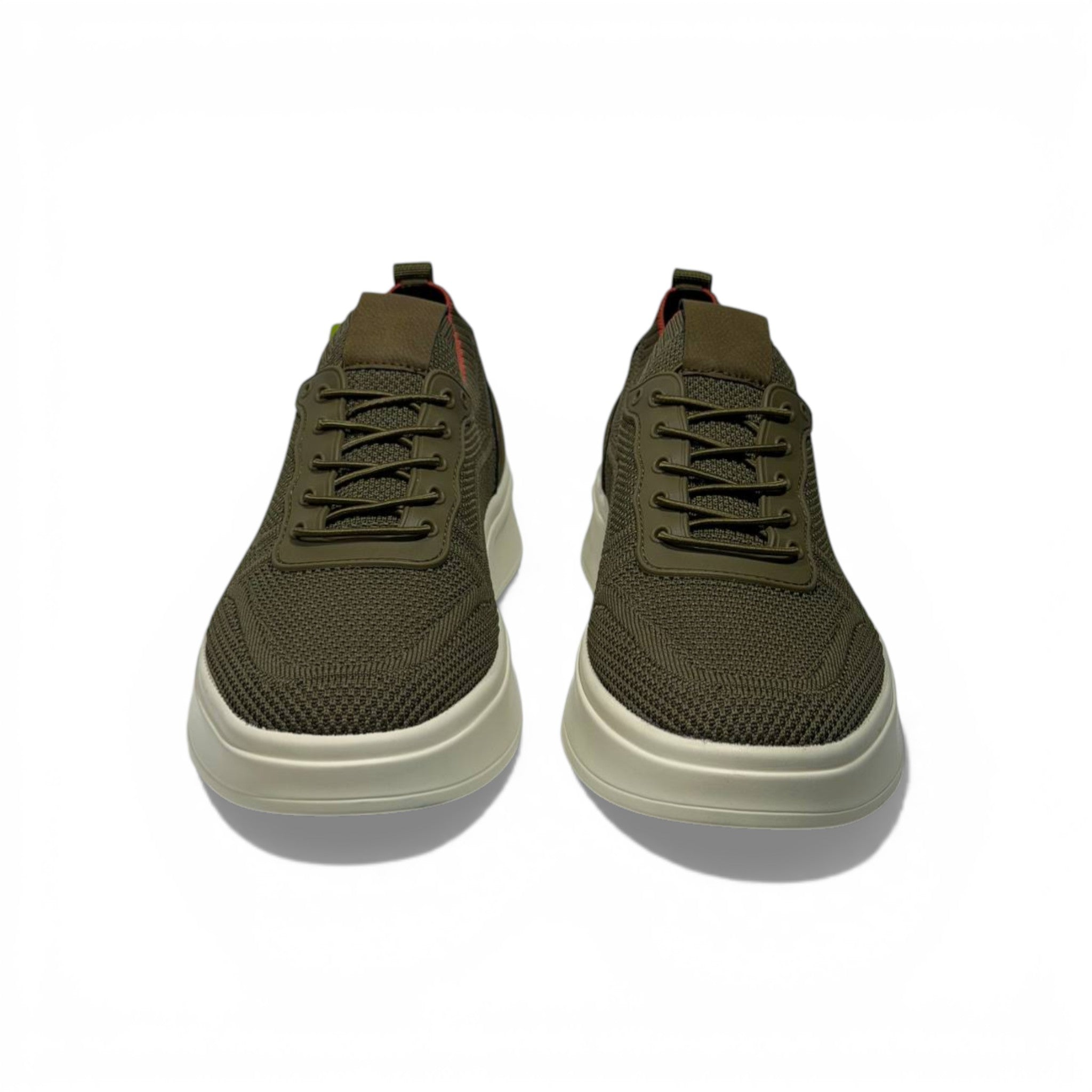 Skechers Mesh Lace-Up Sneakers – Olive Green Comfort Trainers 👟🌿 | Lightweight Breathable Casual Walking Shoes