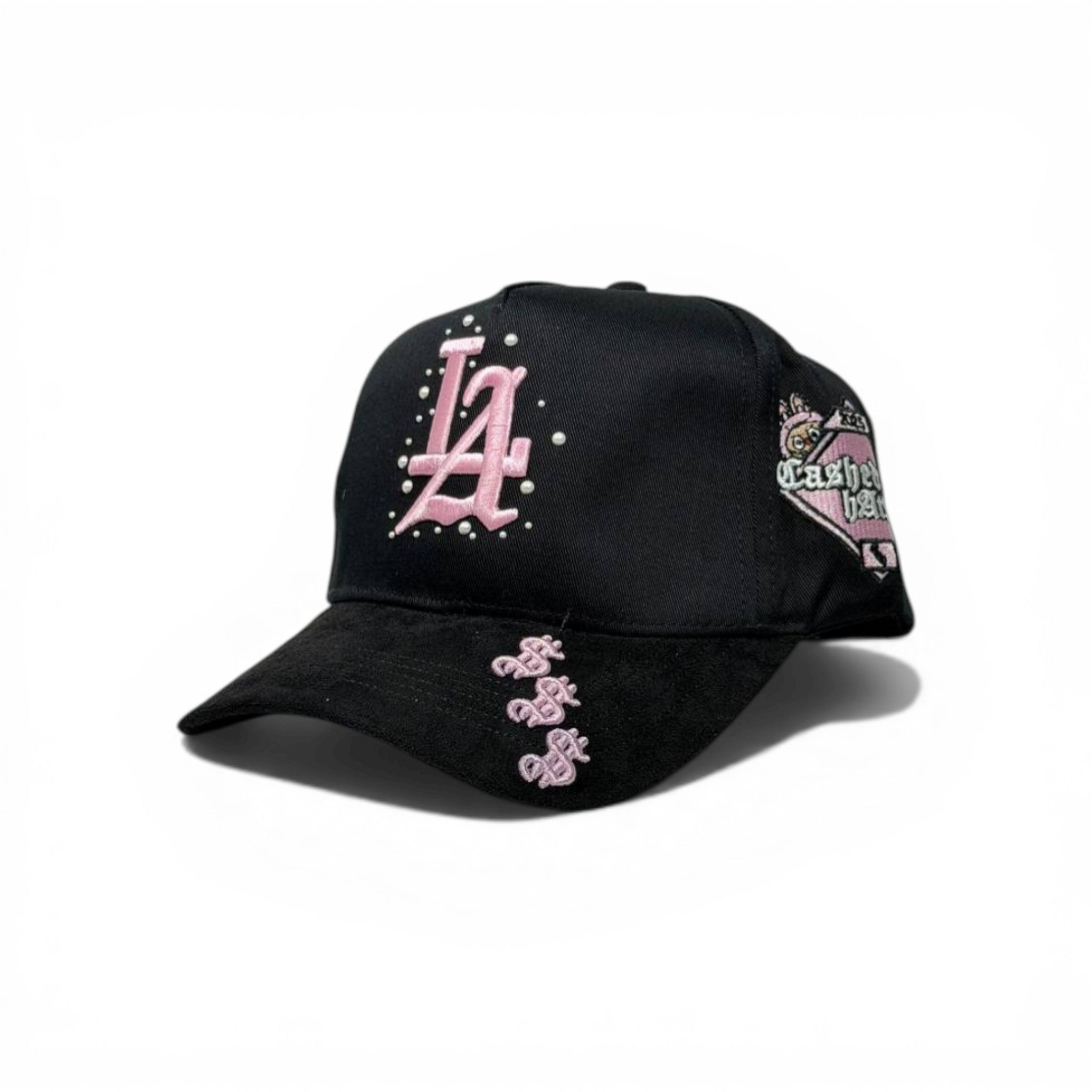 𧢠LA Pink Drip Streetwear Cap â Soft Luxe Urban Edition đ