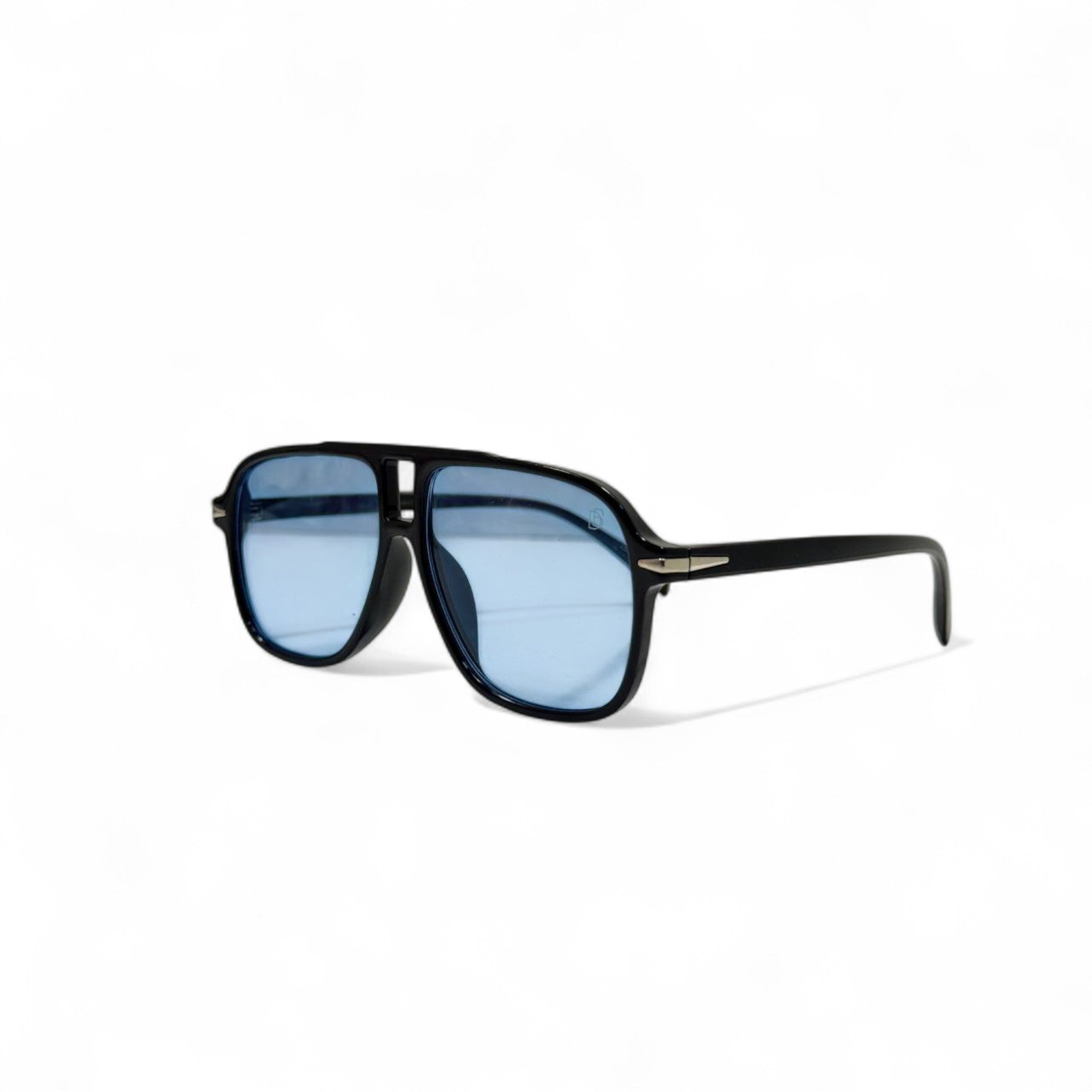 D&G Aviator-Style Sunglasses – Sleek Black Frame with Sky Blue Tint 🛩️💙