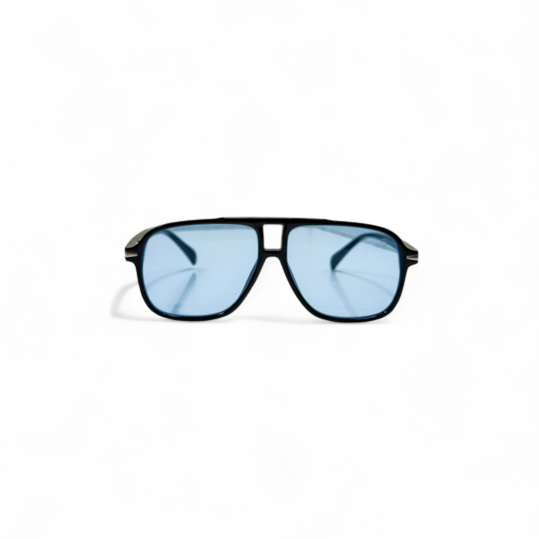D&G Aviator-Style Sunglasses – Sleek Black Frame with Sky Blue Tint 🛩️💙