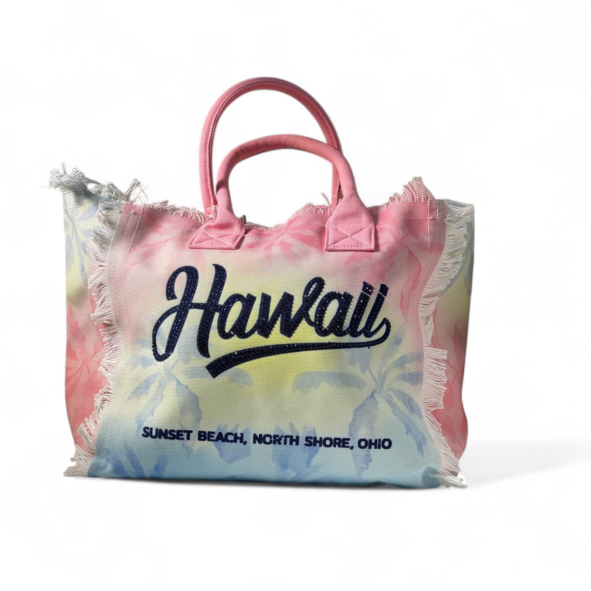 Hawaii Tie-Dye Tote Bag – Beach Vibes Only 🌞🌊