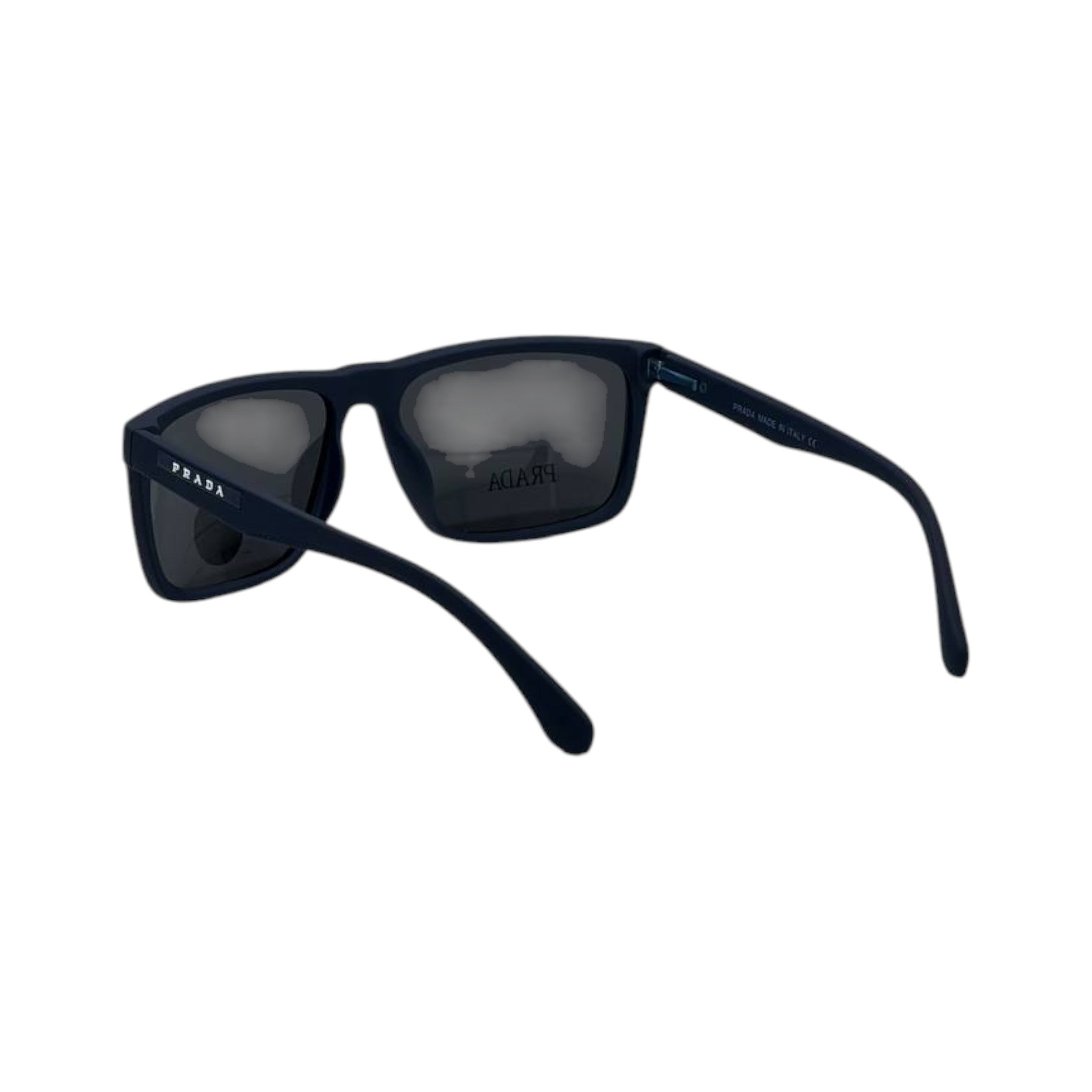 🕶️ Prada Polarized Square Sunglasses – Midnight Black Edition ✨