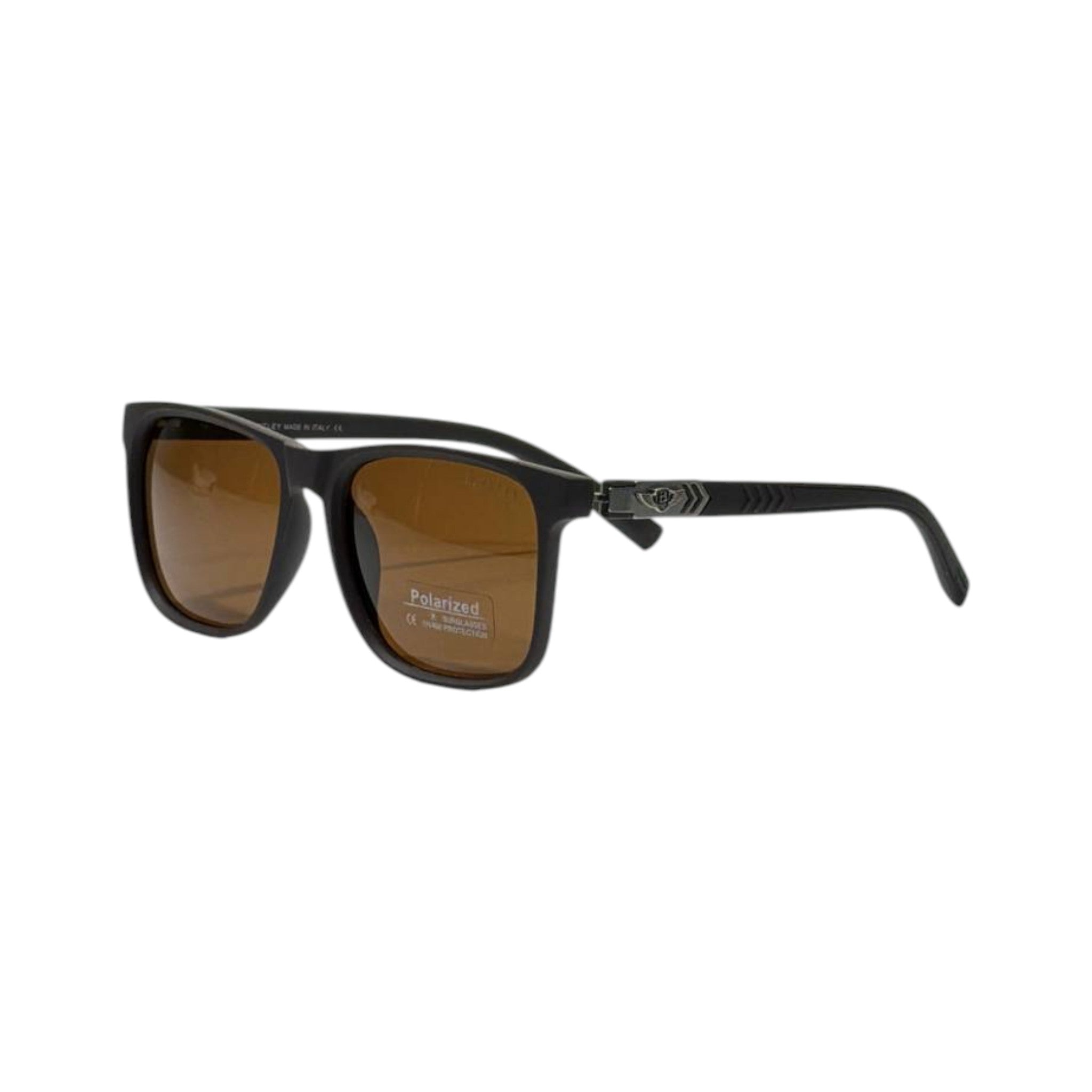 🕶️ Bentley Polarized Square Sunglasses – Black & Amber Luxury Edition ✨