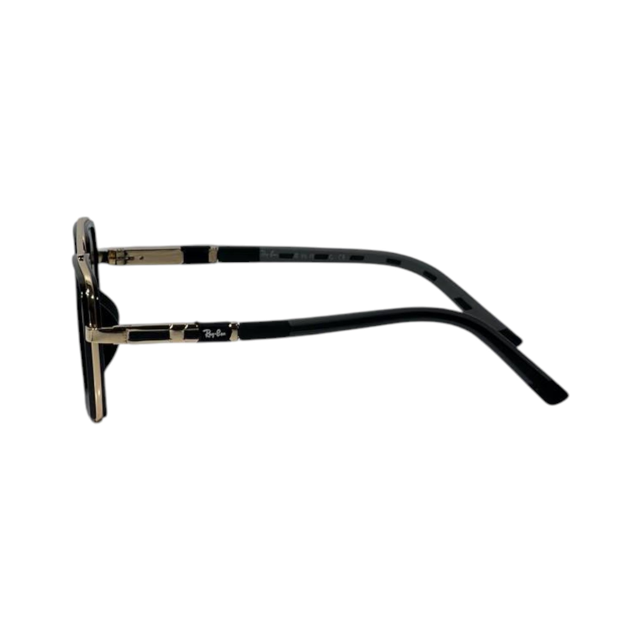🕶️ Ray-Ban Clubmaster Square Sunglasses – Black & Gold Premium Edition ✨