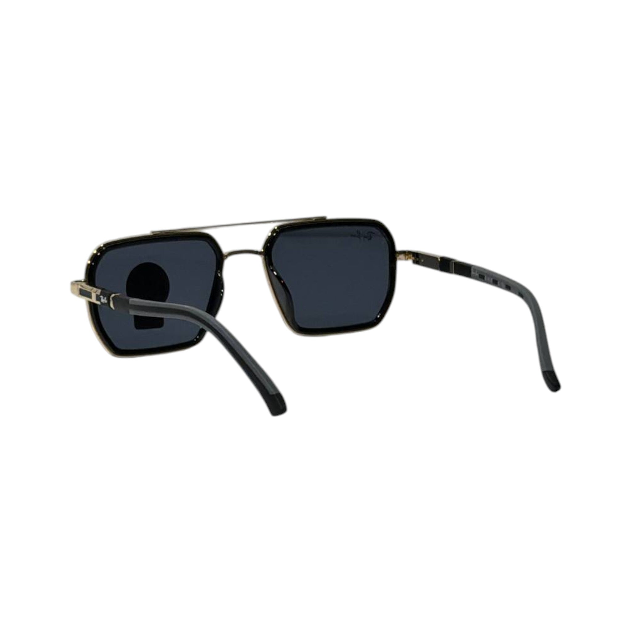 🕶️ Ray-Ban Clubmaster Square Sunglasses – Black & Gold Premium Edition ✨